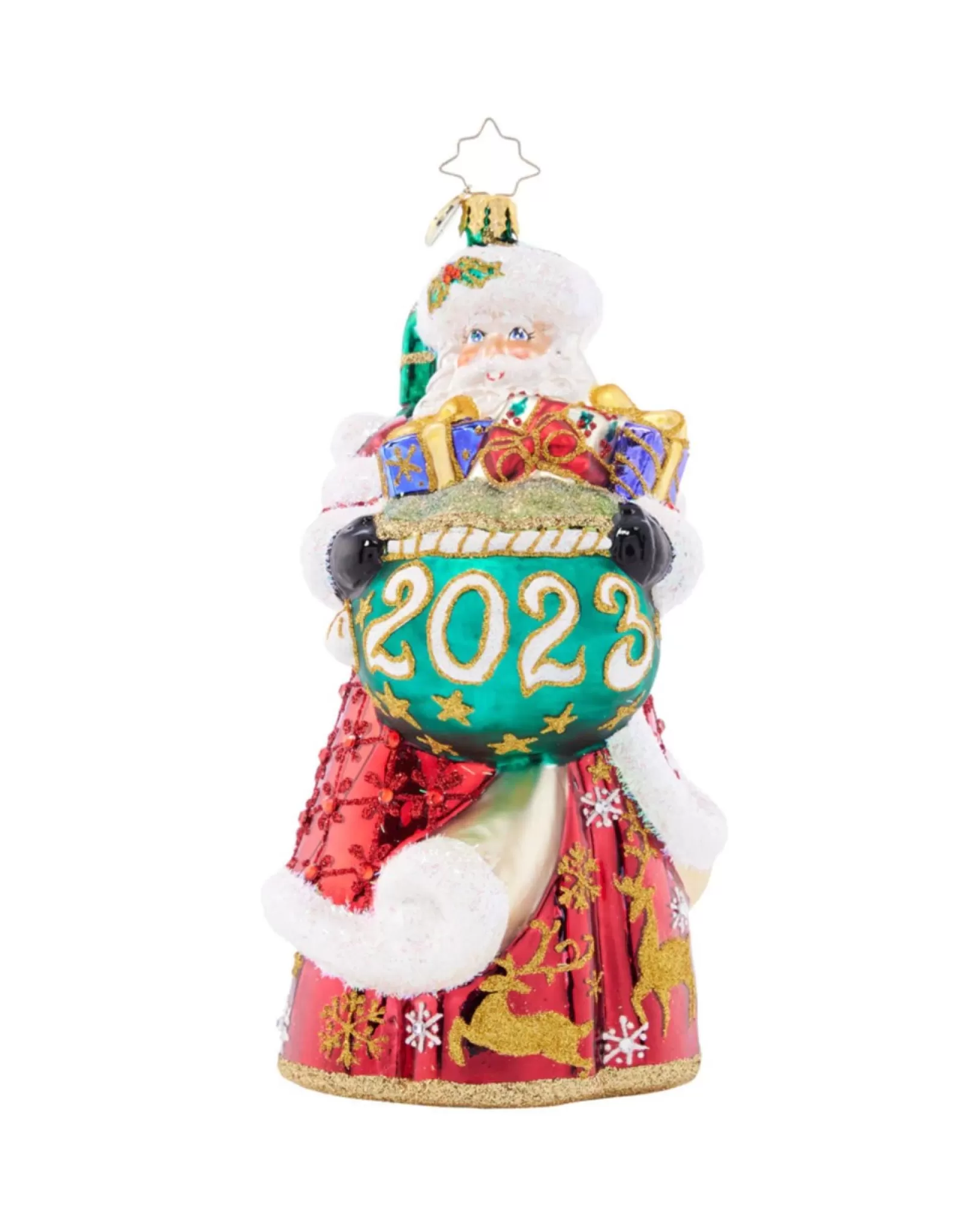 Décoration Festive Radko Christopher - Liste Enchantée des Vœux 2023