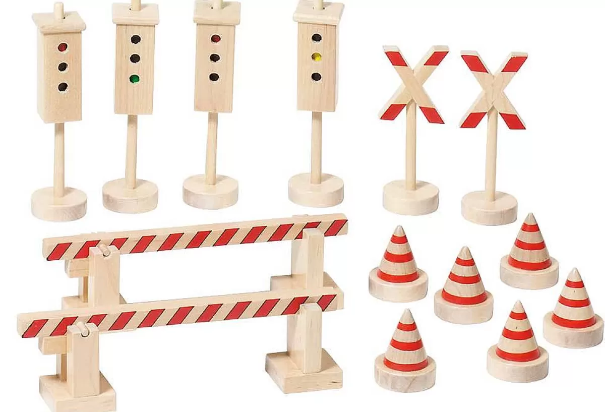 Nouveauté Enfants : 29 Panneaux de Signalisation en Bois Éducatifs - Jeu Ludique d'Apprentissage GOKI