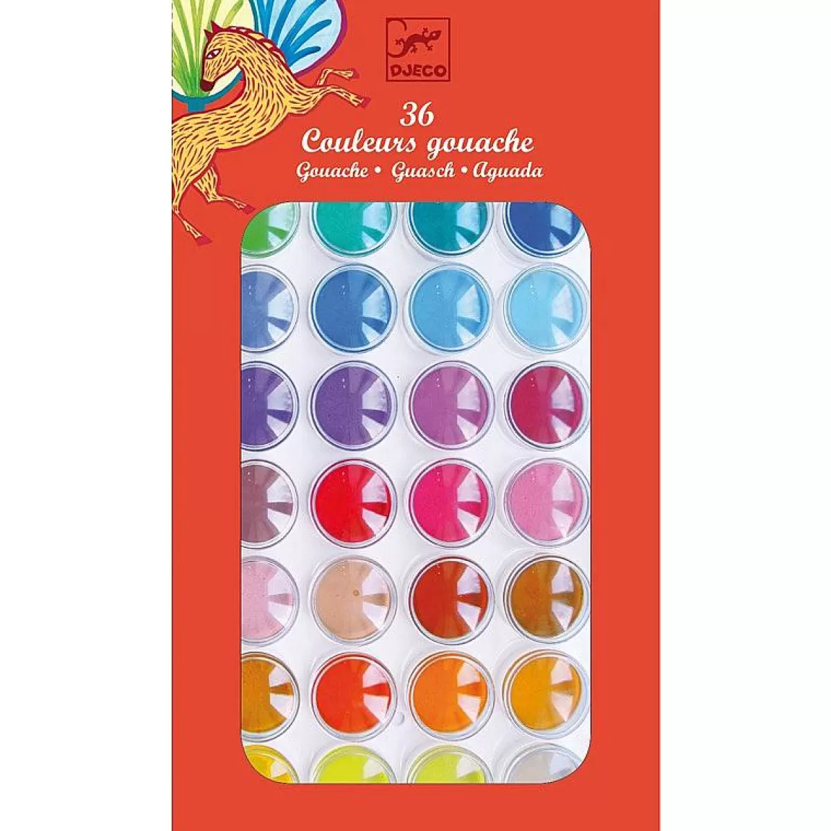 🎨 Palette Vibrante Djeco - 36 Nuances de Couleurs pour Artistes Dès 6 Ans | Offre Éclair sur les Sets Créatifs