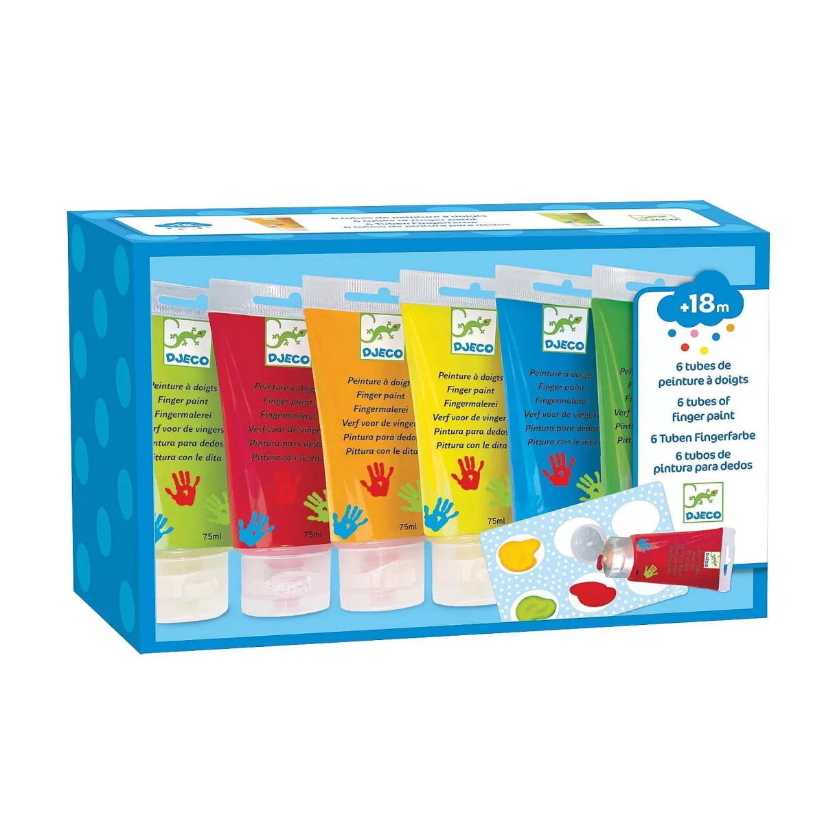 Édition Limitée Djeco - Coffret Créatif 6 Flacons de Gouache Sensorielle (Promo Exclusive)