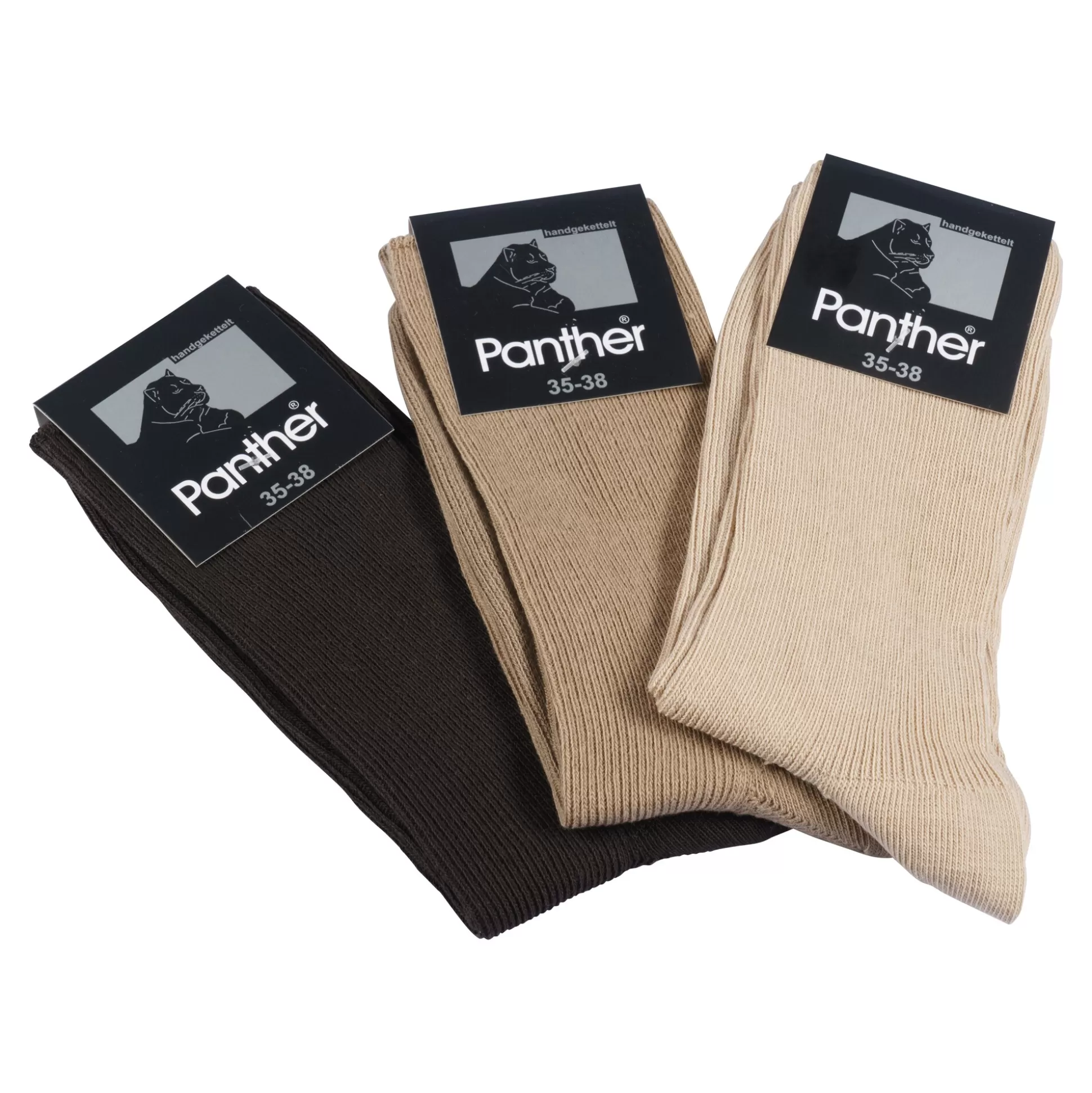 Chaussettes de Compression PantherSocks - Lot de 3 Confort Léger | Soutien Actif Respirant