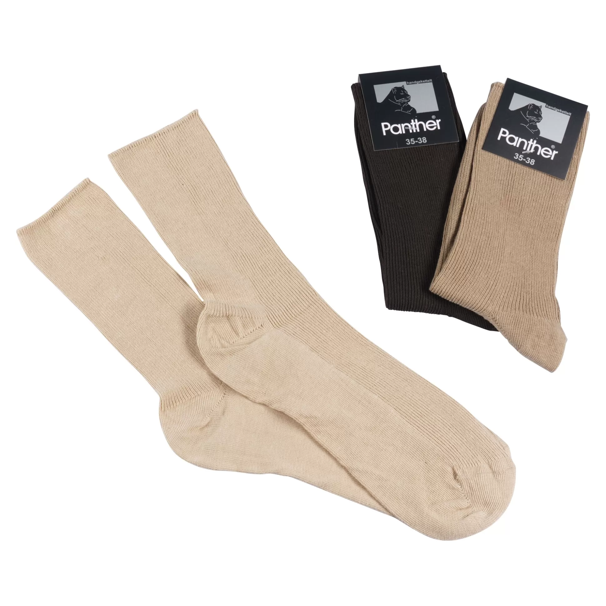 Chaussettes de Compression PantherSocks - Lot de 3 Confort Léger | Soutien Actif Respirant
