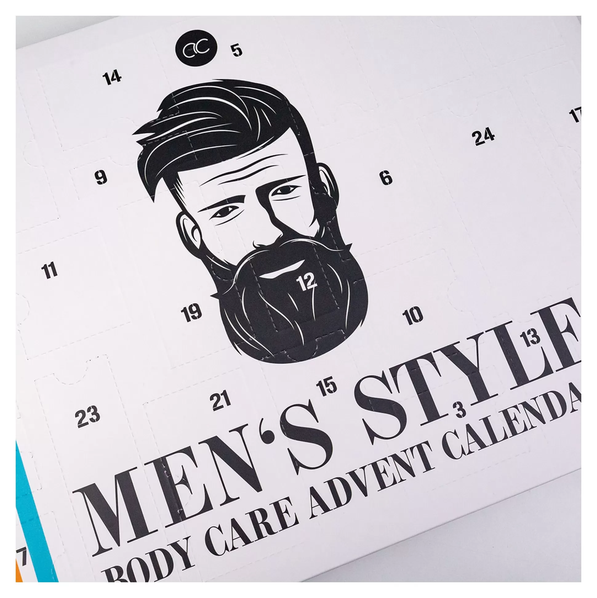 Calendrier de l'Avent Style Masculin - Décoration Festive Élégante pour Noël