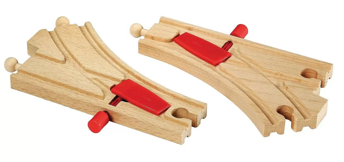 Jouet Enfant Brio - Ensemble de Voies Aiguillages M avec Caniques, Idéal pour Réseaux Ferroviaires | Achat en Ligne Sécurisé