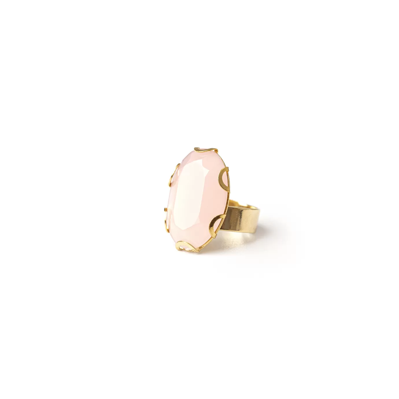 Élégante Bague Hexagonale Aurore - Serti Étincelant par Anelli-Sodini
