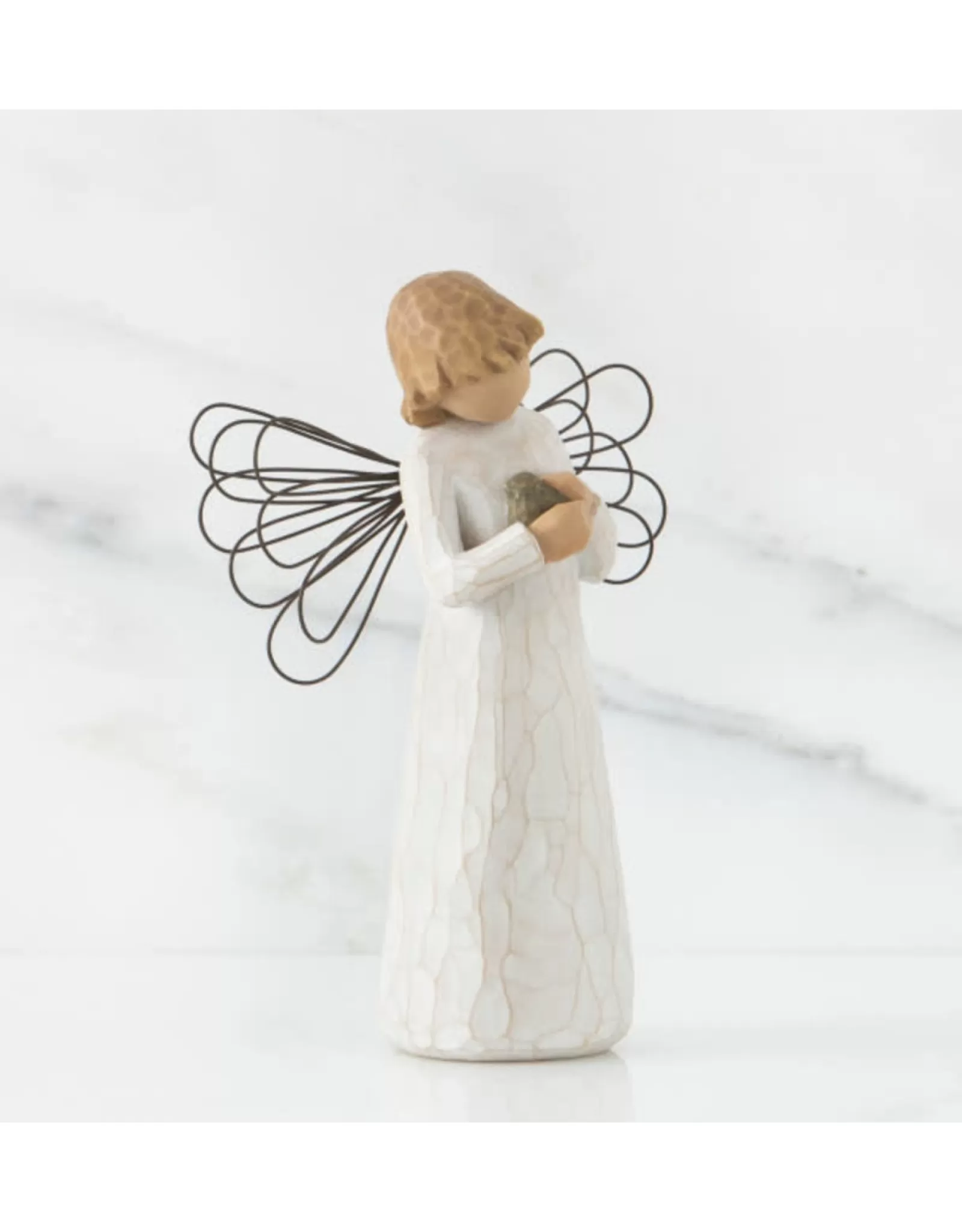 Ange Bienveillant Willow Tree - Figurine Apaisante en Résine Artistique