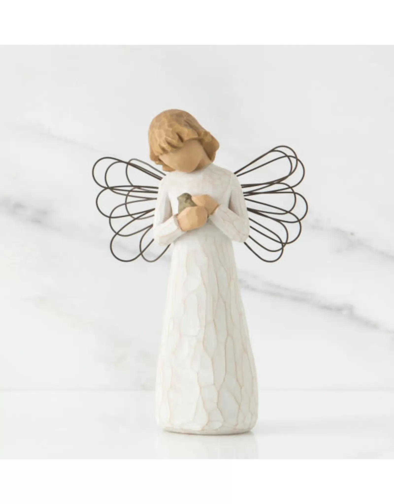 Ange Bienveillant Willow Tree - Figurine Apaisante en Résine Artistique