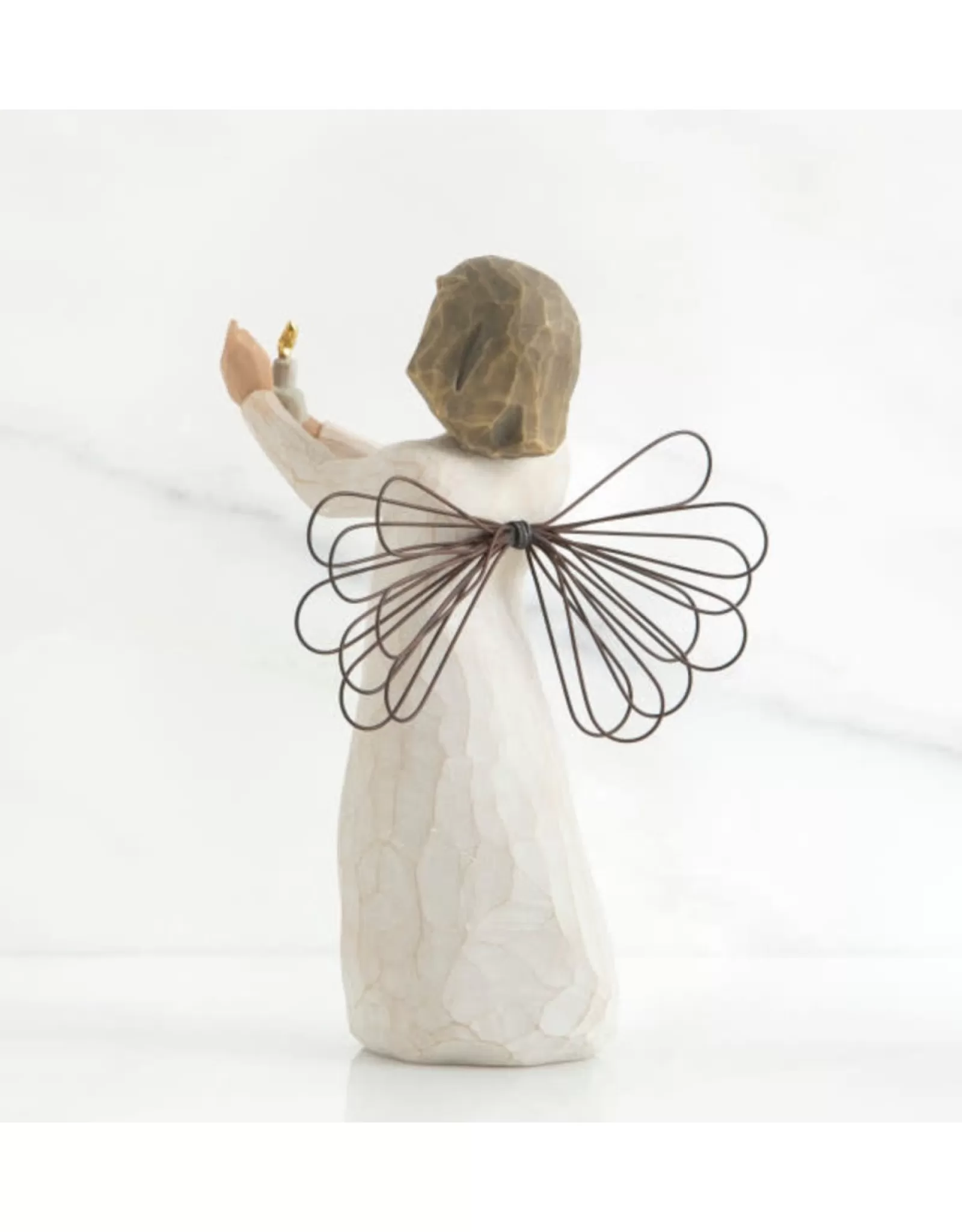 Ange de l'Espoir - Figurine Céleste Sculptée Main en Collection Willow Tree