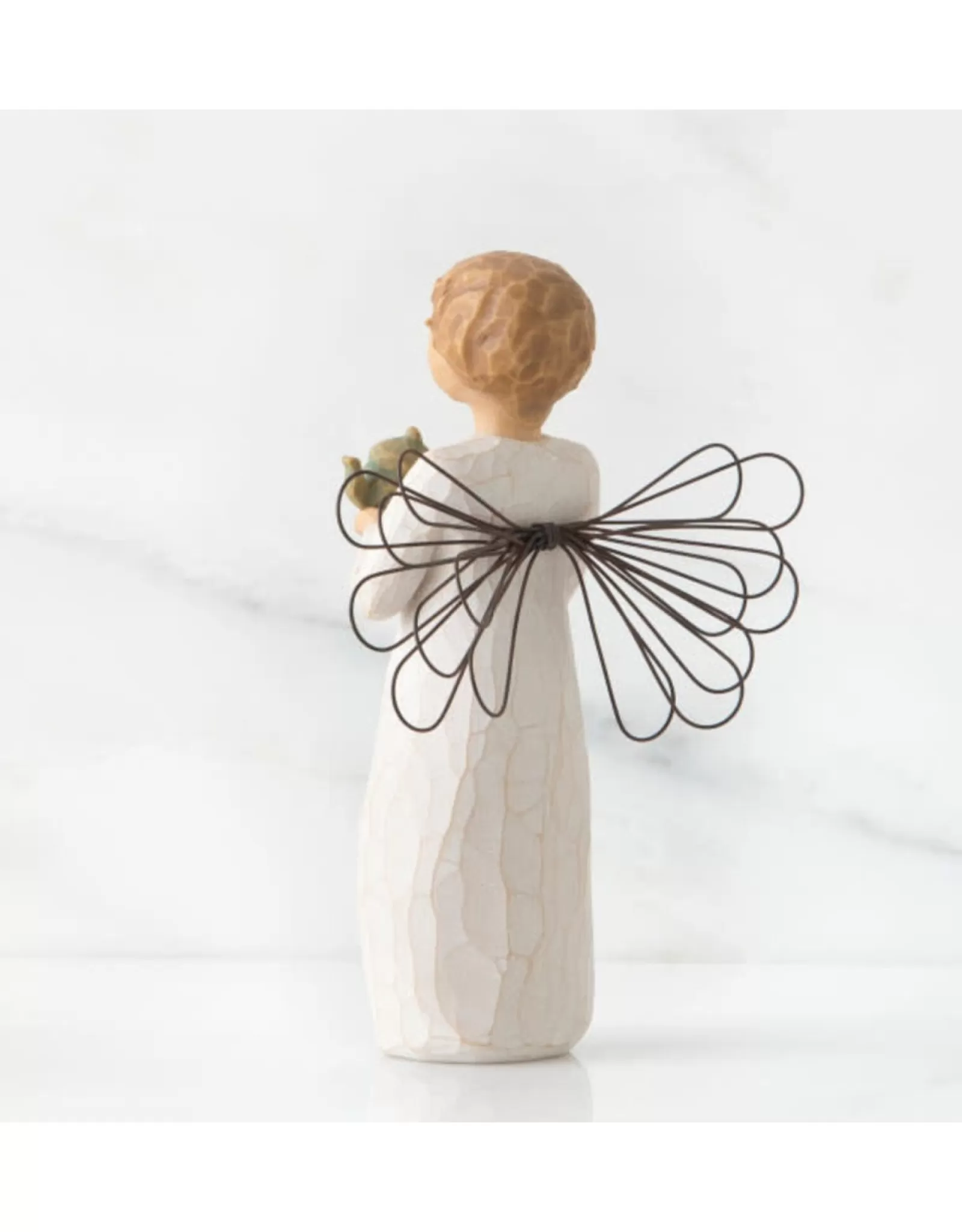 Figurine Ange Protecteur pour Cuisine - Décoration Murale Émotionnelle en Résine (Édition Limitée Willow Tree)