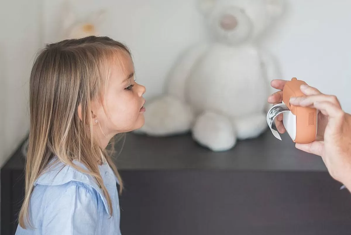 Zoofamily Caméra Instantanée Ludique pour Enfants - Modèle Robuste en Marron, Idéal pour les Jeunes Photographes
