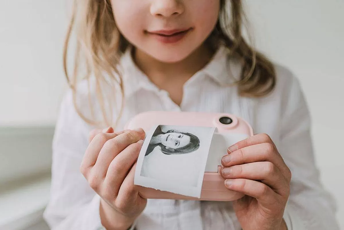 Zoofamily - Caméra Instantanée Découverte pour Petits - Modèle Rose Douce en Soldes Flash