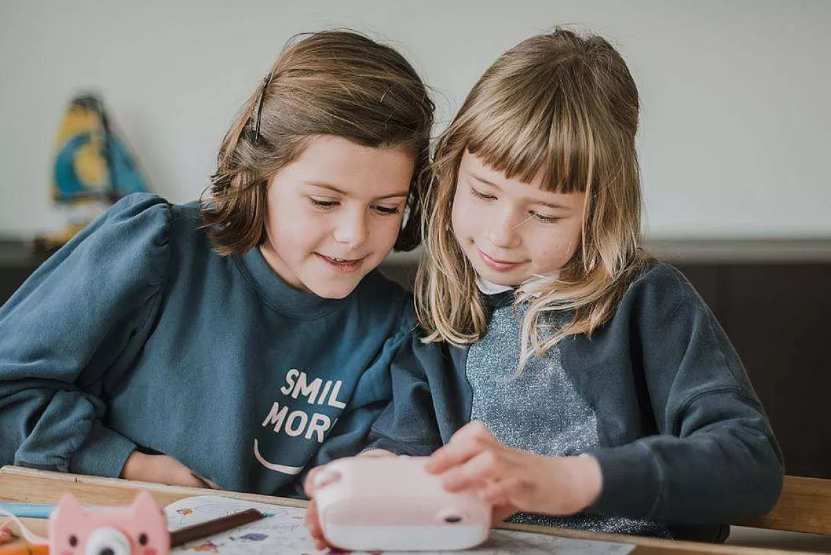 Zoofamily - Caméra Instantanée Découverte pour Petits - Modèle Rose Douce en Soldes Flash