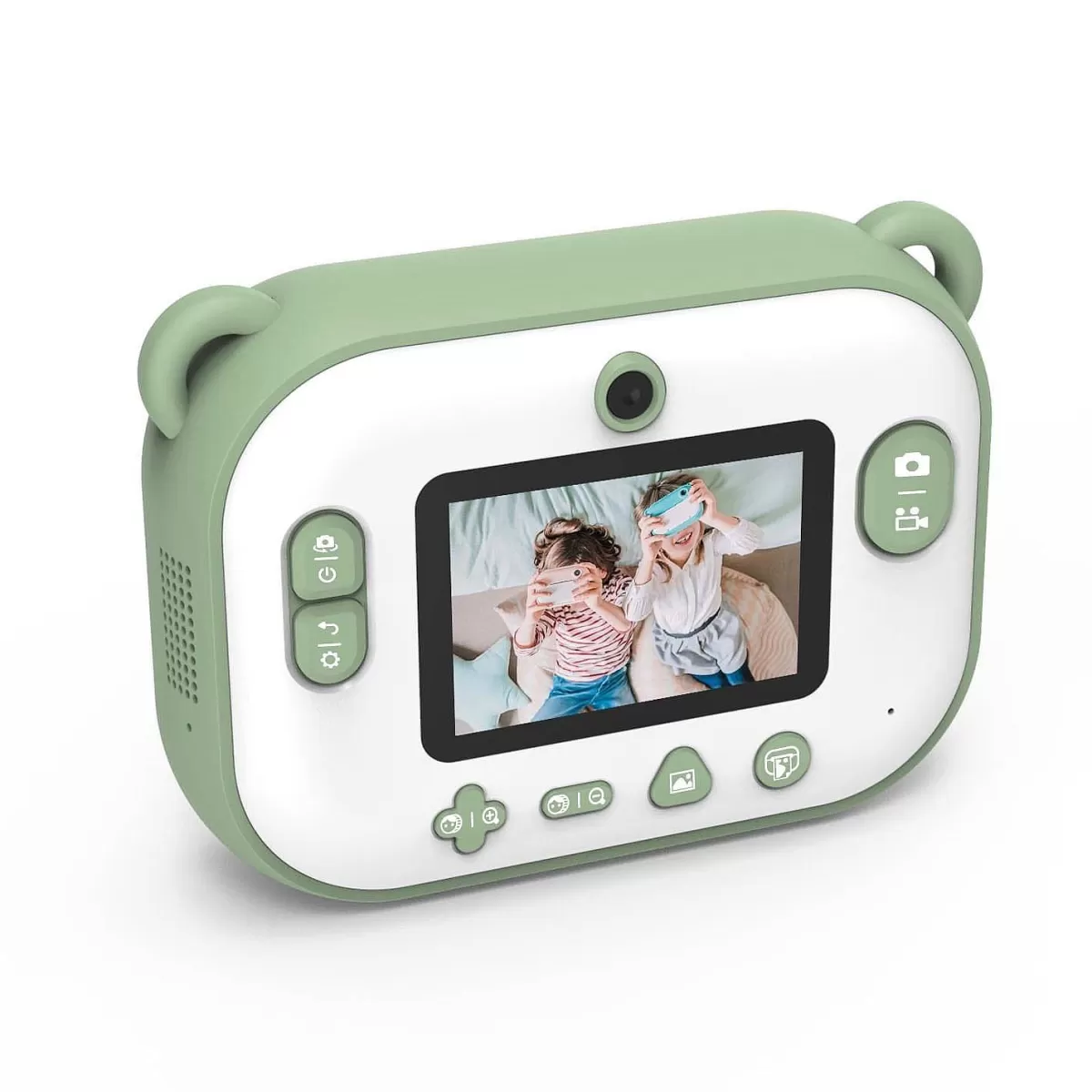 Appareil Photo Instantané Zoofamily pour Enfants - Vert Vif en Promotion Limitée