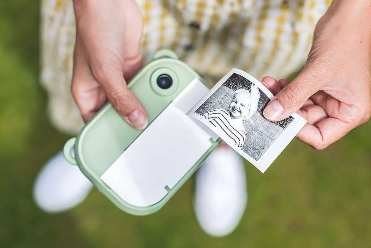 Appareil Photo Instantané Zoofamily pour Enfants - Vert Vif en Promotion Limitée
