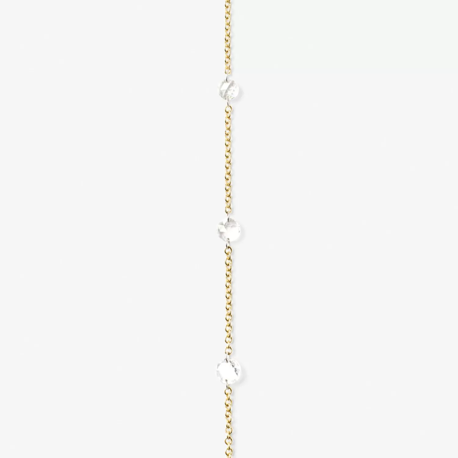 Élégant Bracelet de Main Artisanal Alkemistry Aria - Or 18 Carats avec Triple Diamant Taille Rose, Nouveau Modèle Exclusif