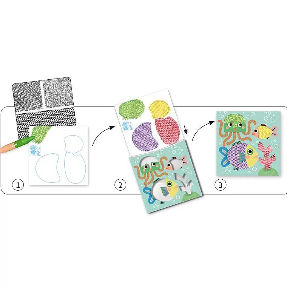 Magalie et Ses Copains - Kit de Création Djeco 3-6 Ans  
Activités Manuelles Enfants + Stickers Promo