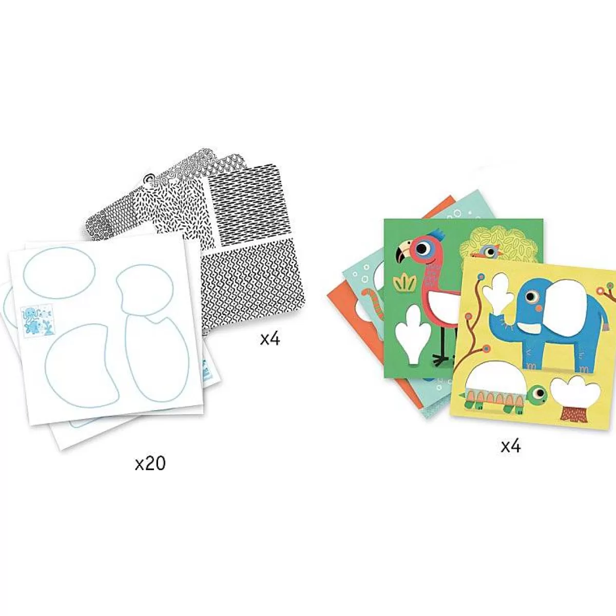 Magalie et Ses Copains - Kit de Création Djeco 3-6 Ans  
Activités Manuelles Enfants + Stickers Promo