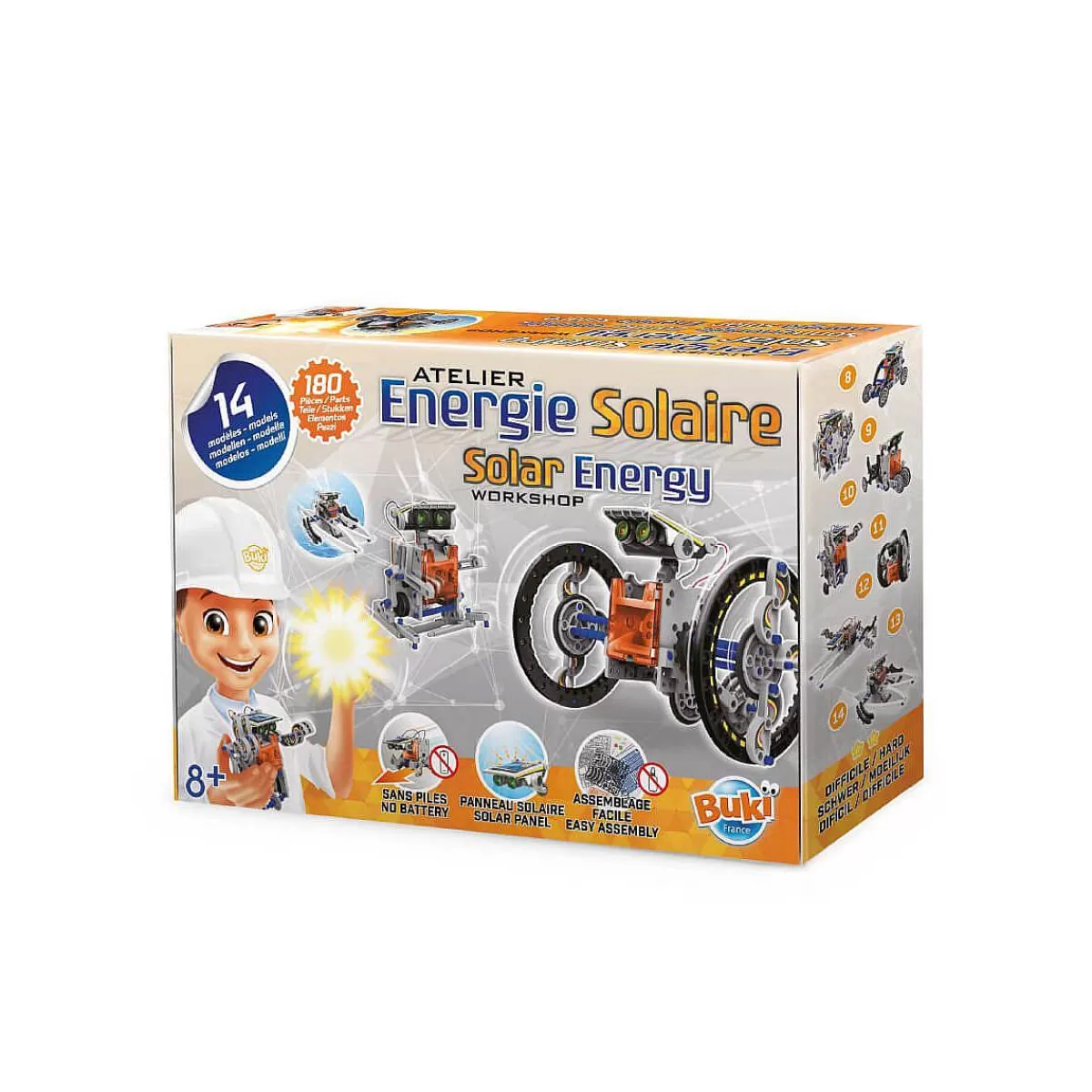 Kit Énergie Solaire Expérimental BUKI - 14 Projets Créatifs en Promotion Exclusive