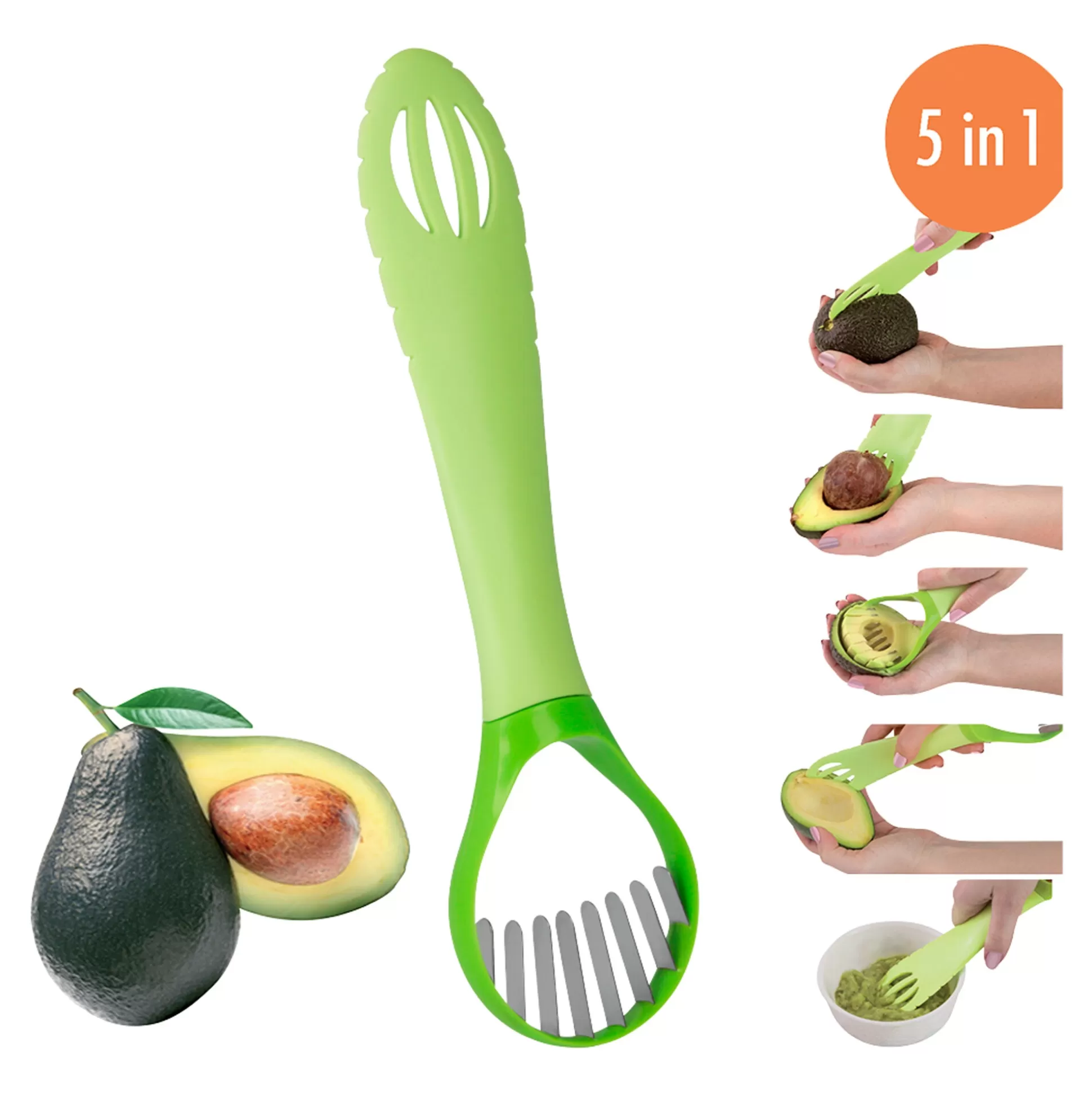 « Docteur Avocado » - Découpeur d'avocats ergonomique Metaltex | Accessoire cuisine malin pour une précision parfaite