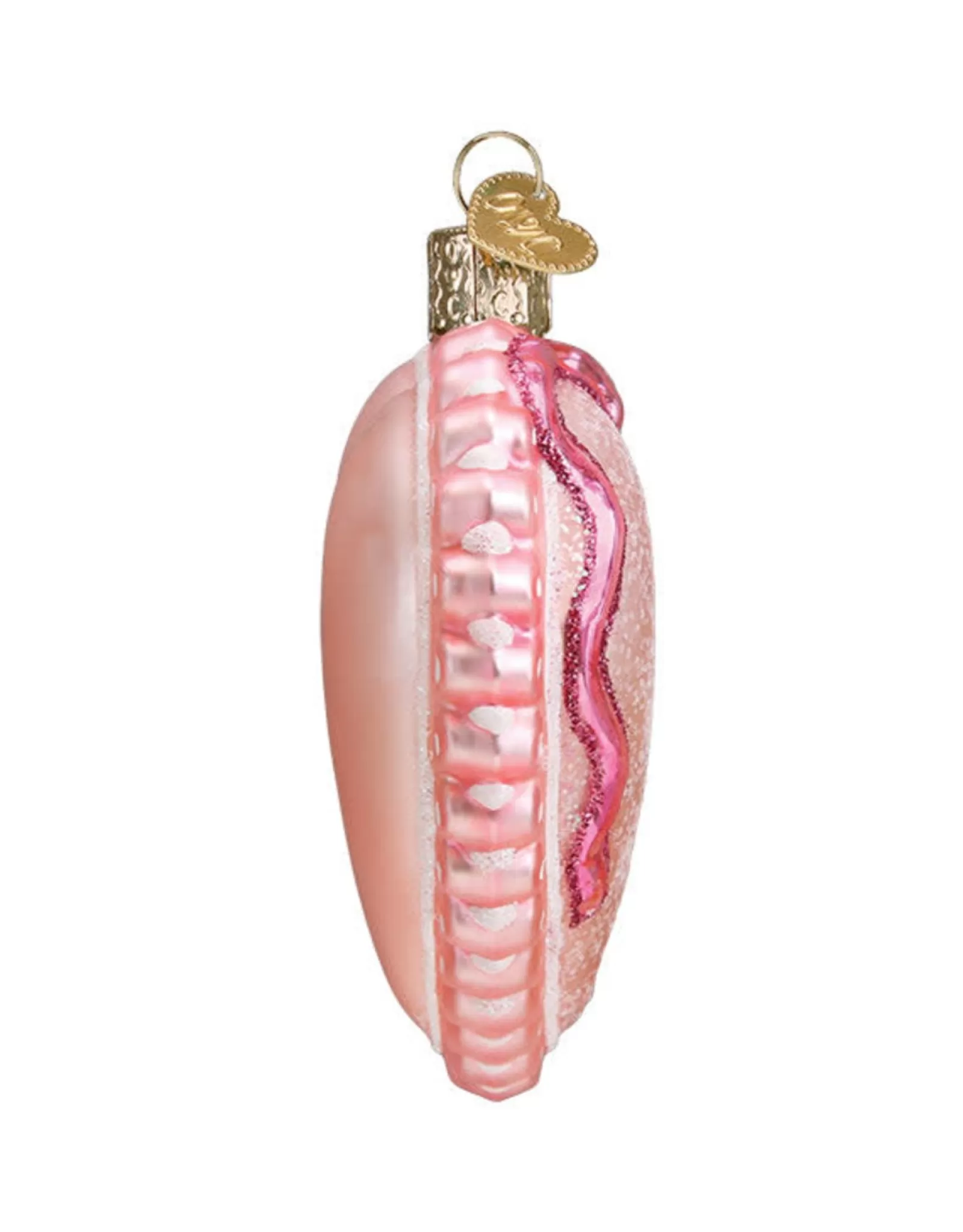 Décoration de Noël Traditionnelle : Ornement Émouvant avec l'Empreinte de Bébé Fille - Souvenir Unique pour Arbre de Noël