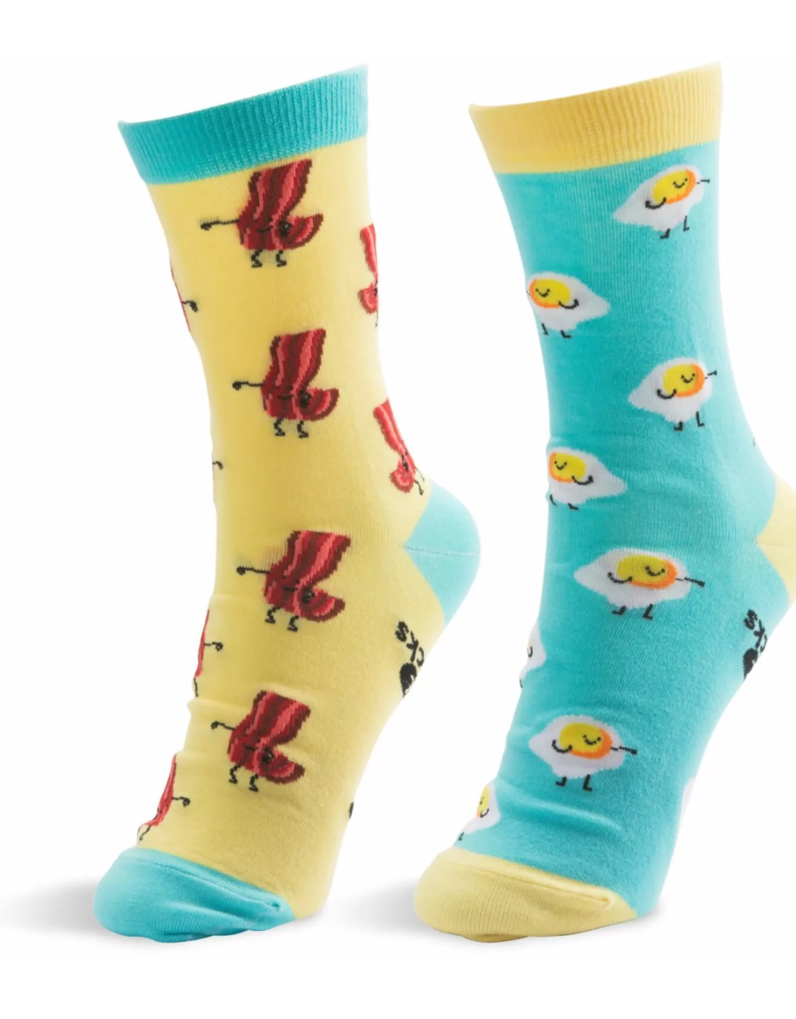 Chaussettes Décalées Bacon et Œufs | Collection PGC - Design Amusant pour Petit-Déjeuner