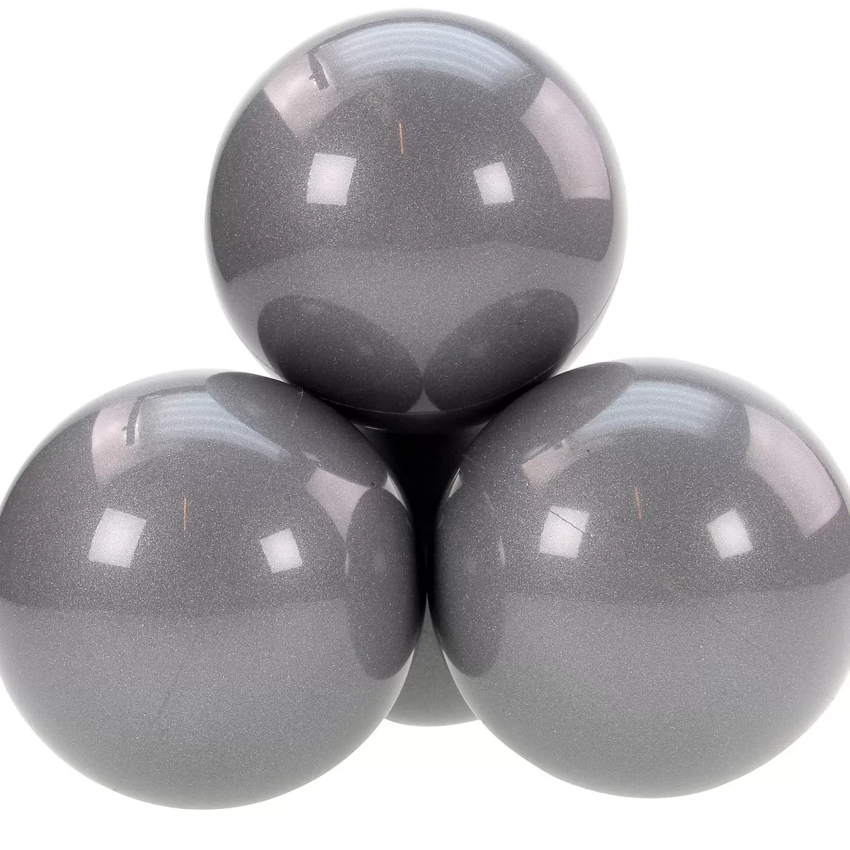 Sphère Scénique OZO Élégante 10cm - Finition Argent Brillant pour Décors Lumineux