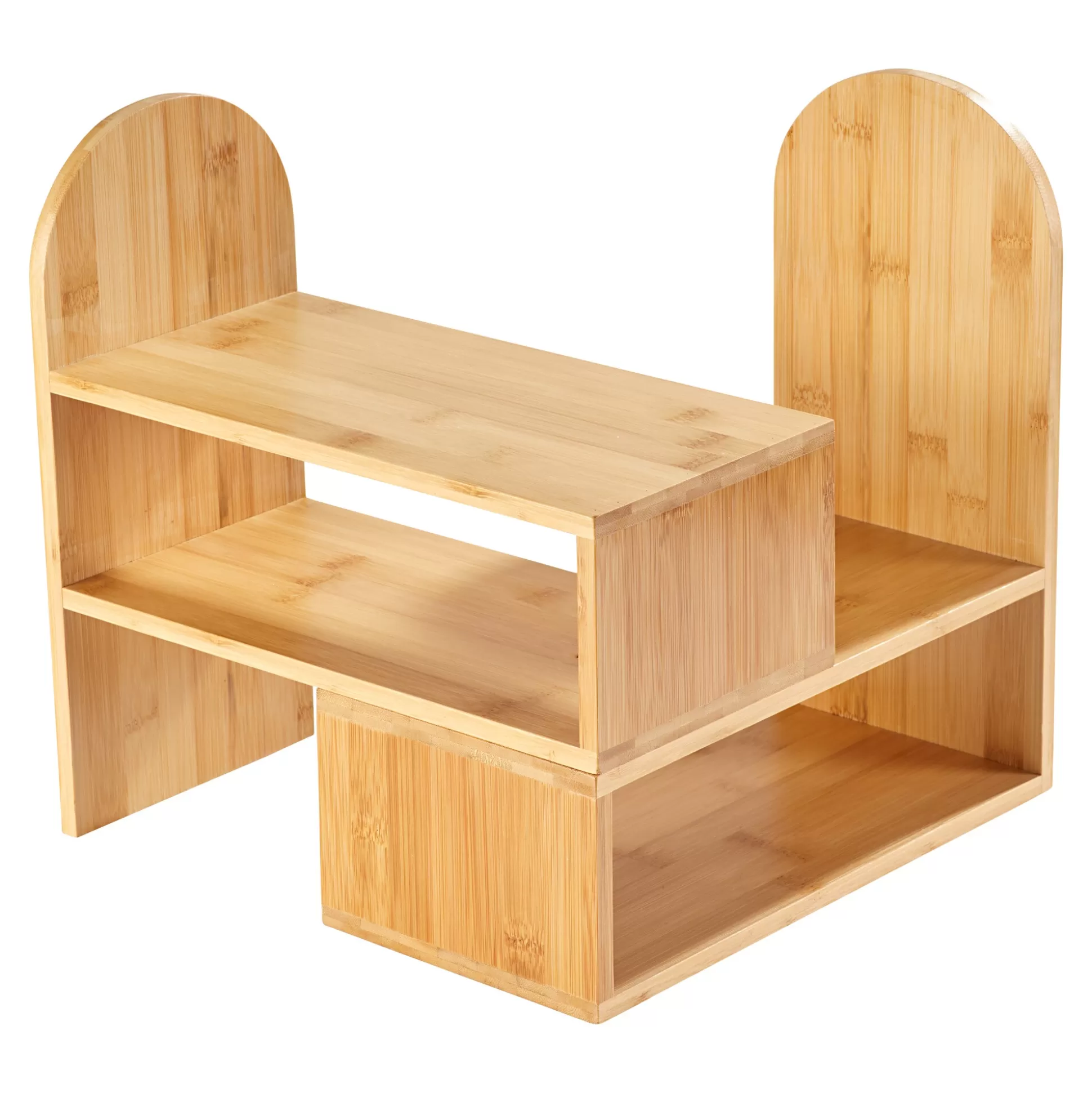 Génialo Étagère Culinaire Modulable - Chariot Bambou Écologique avec Design Pratique