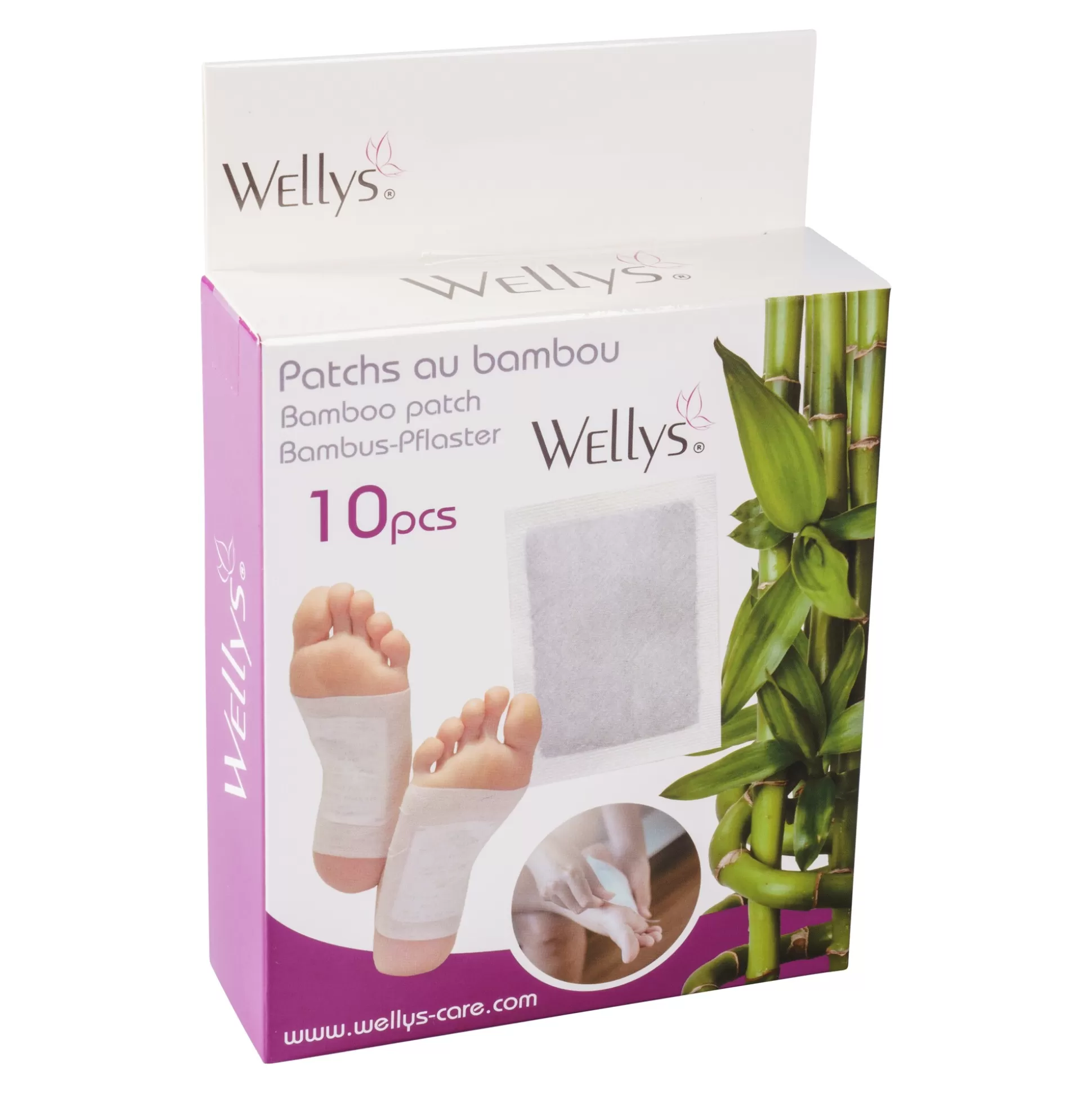 Pansements en Bambou Wellys - Lot de 10 pour Soins à Domicile | Compresses Confortables en Fibre Végétale