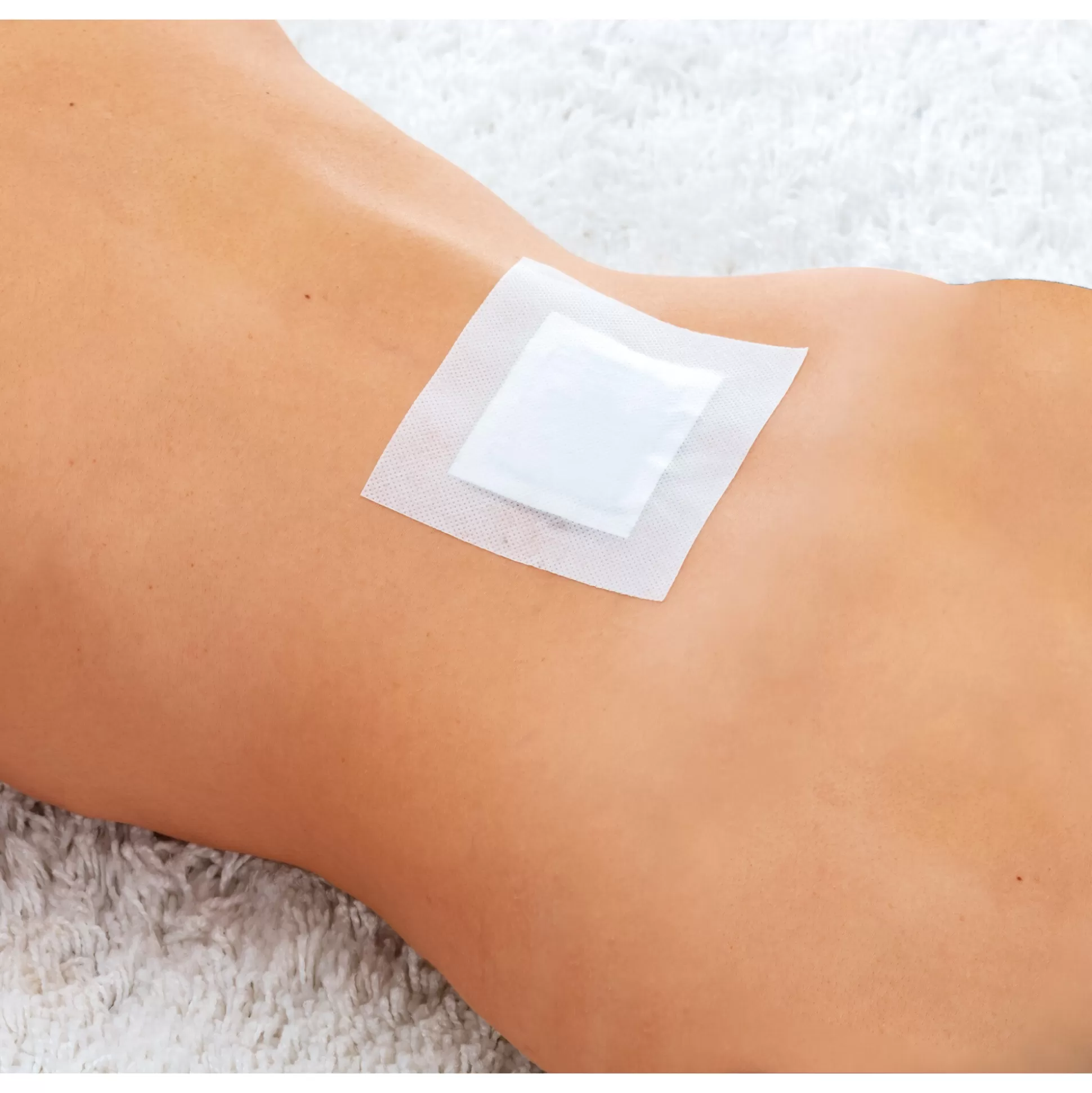 Pansements en Bambou Wellys - Lot de 10 pour Soins à Domicile | Compresses Confortables en Fibre Végétale