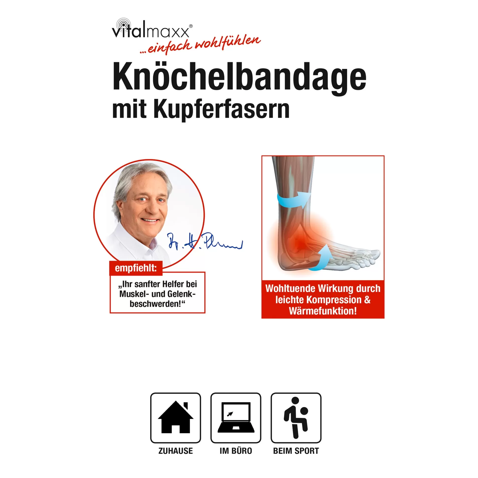 Pansements Confortables VITALMAXX - Fibres Cuivre Intégrées pour Cicatrisation Optimale