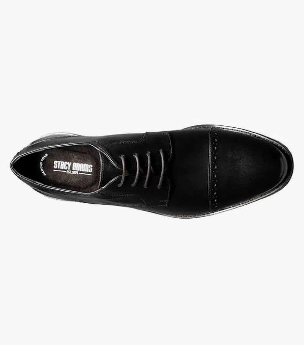 Chaussures Stacy Adams Barnett - Noir Élégant, Style Intemporel pour Hommes Exigeants