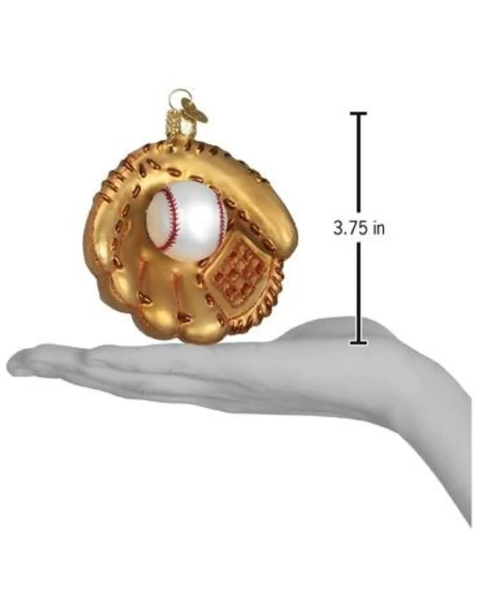 Décorations de Noël Vintage - Gant de Baseball en Cuir Souple (Édition Collector)