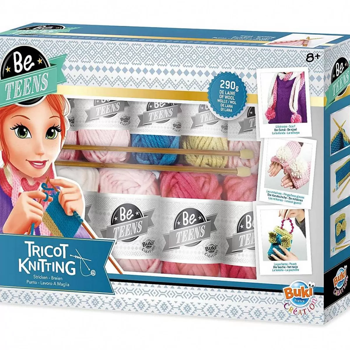 Nouveauté Printemps : Ensemble Tricot 3 Pièces pour Adolescentes Créatives - Kit Complet Tricotage Tendance