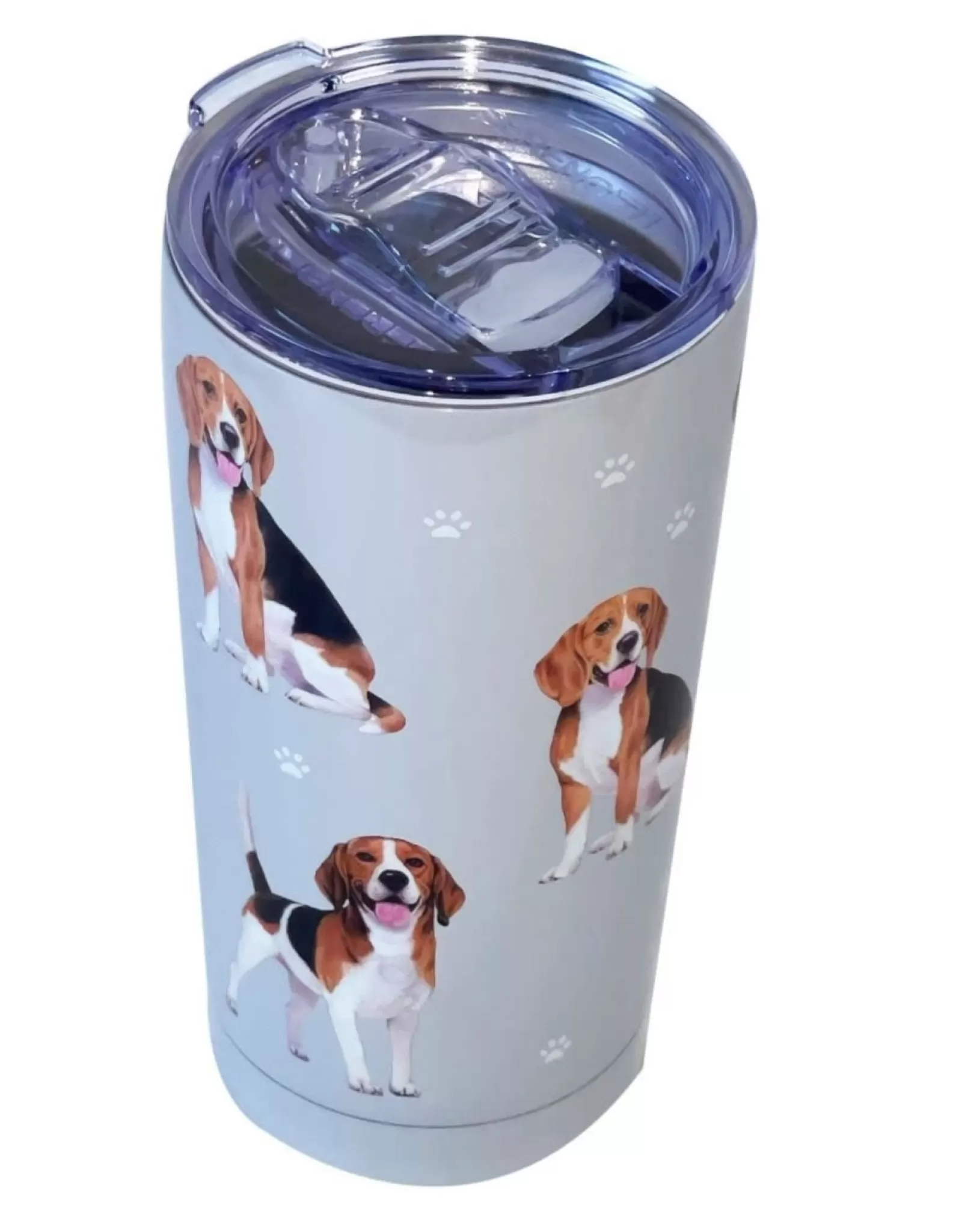 Gobelet Isotherme Beagle Élégant - Design Unique pour Chiens - Collection Édition Limitée E&S Pets - Thermos Anti-Fuite avec Poignée Ergonomique