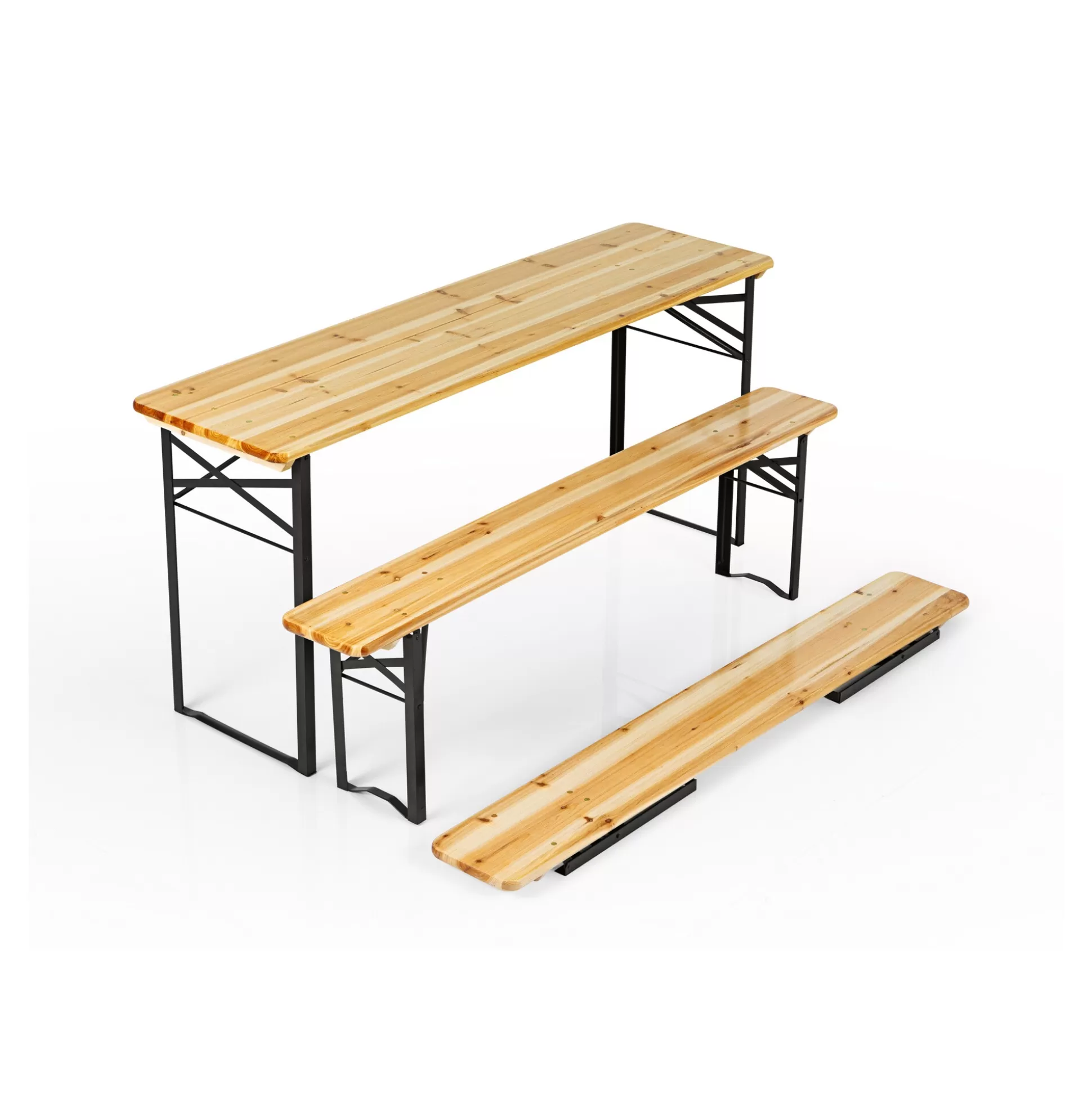 Mobilier d'Extérieur et Équipement Complet - Set de Tente à Bière EASYmaxx 3 Pièces, Idéal pour Vos Moments Conviviaux