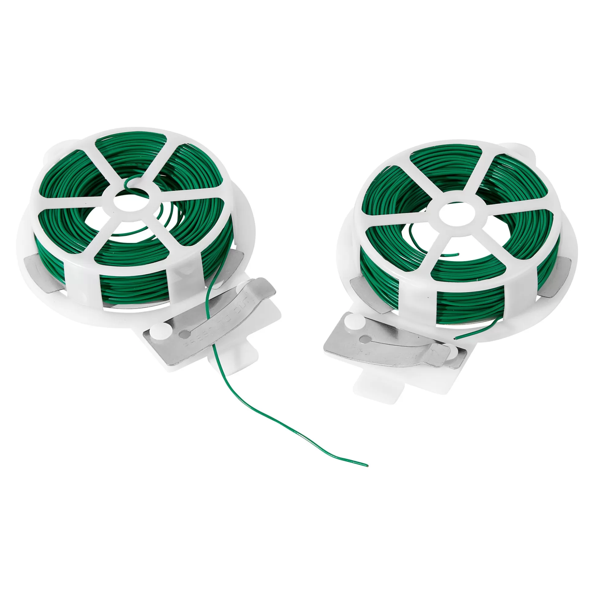 Fil de Jardinage Renforcé Genialo avec Lame Intégrée - Lot Double Bobine Résistante pour Tressage Pratique