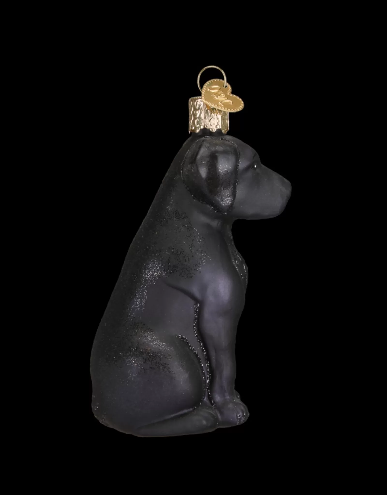Décoration Élégante Labrador Noir - Charme Traditionnel pour Arbre de Noël