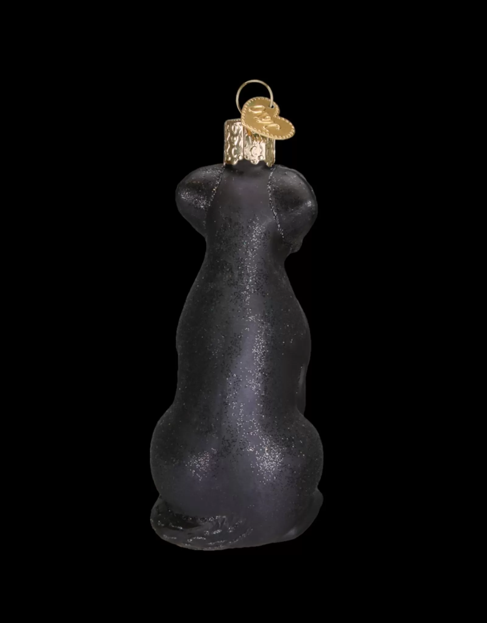 Décoration Élégante Labrador Noir - Charme Traditionnel pour Arbre de Noël
