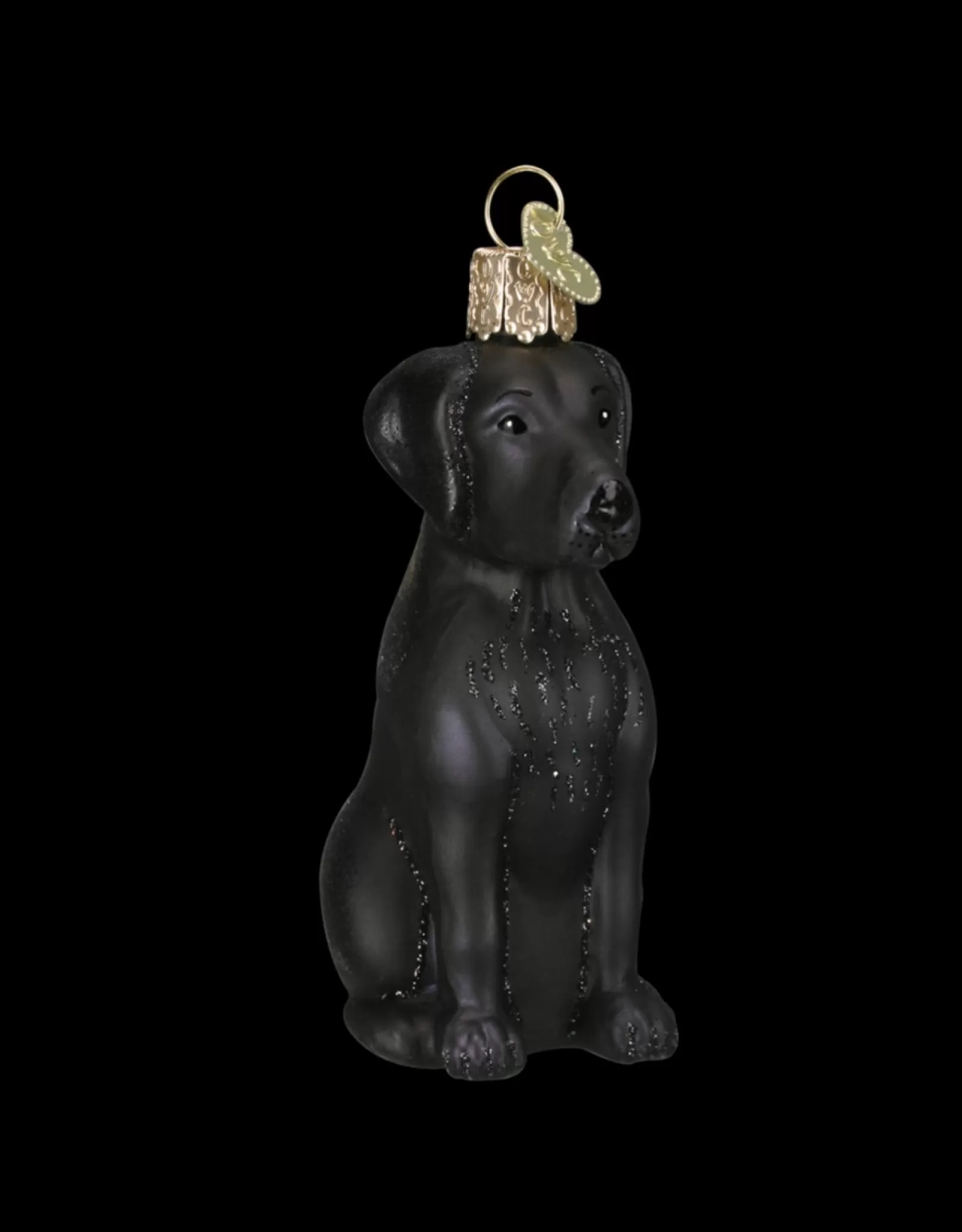 Décoration Élégante Labrador Noir - Charme Traditionnel pour Arbre de Noël