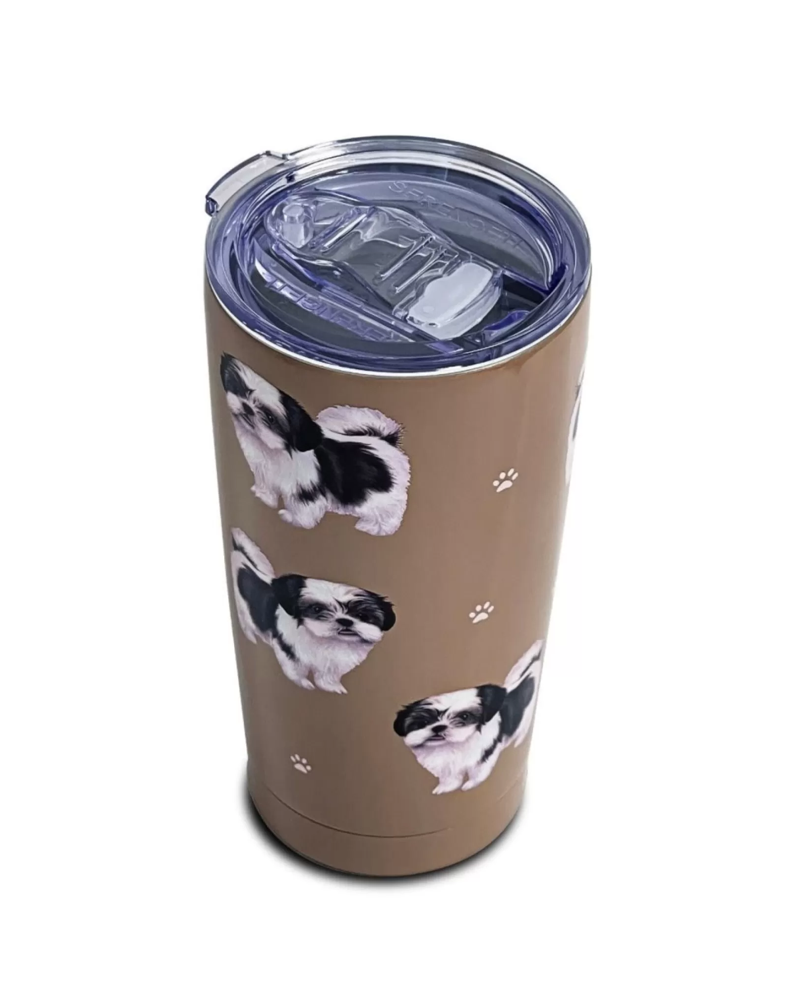 Tasse Isotherme Shih Tzu Noir - Design Exclusif pour Animaux Domestiques - Collection Élégante E&S Pets