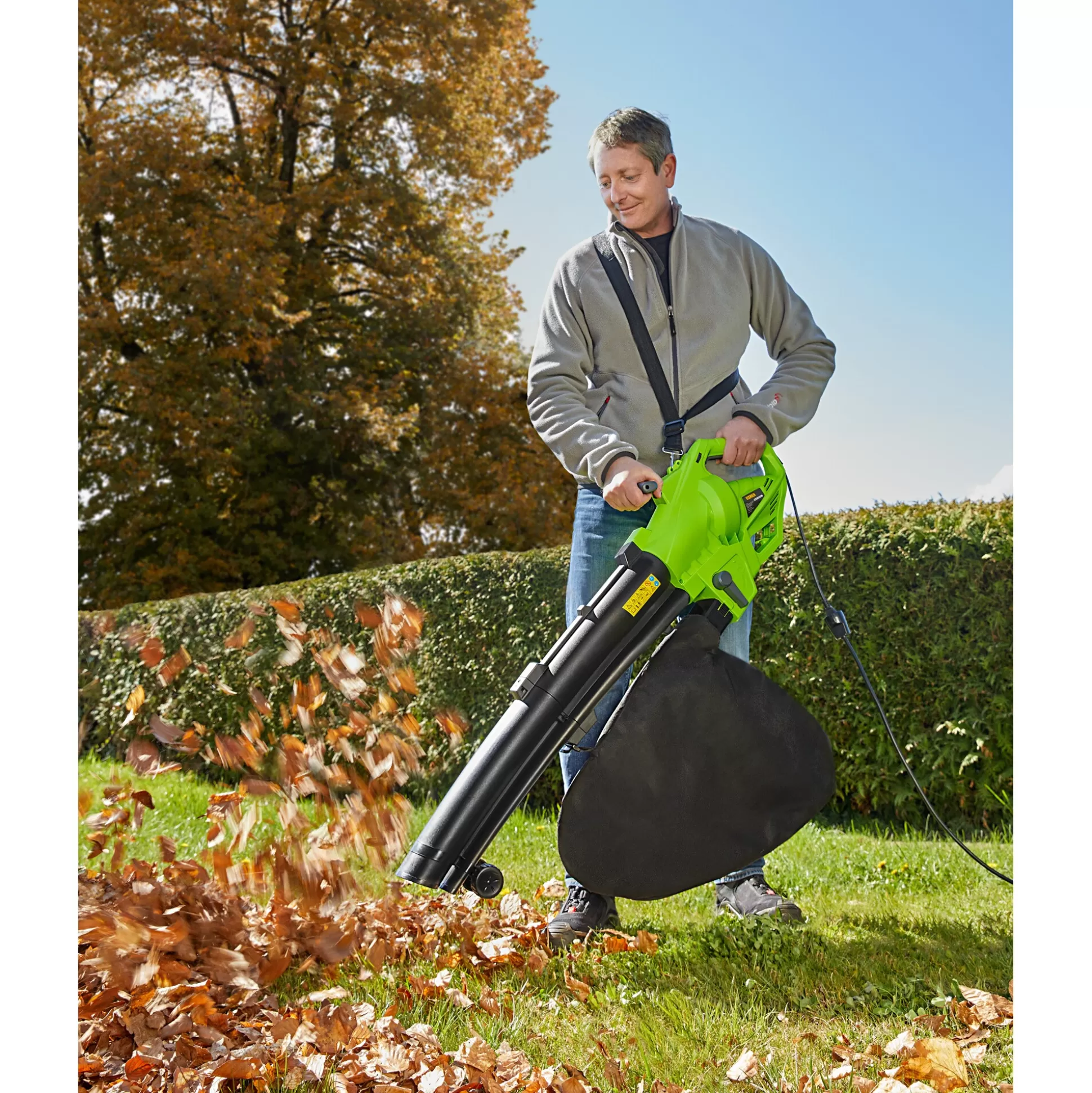Souffleur-Aspirateur 3-en-1 Évolutif - La Solution Compacte pour l'Entretien Automnal