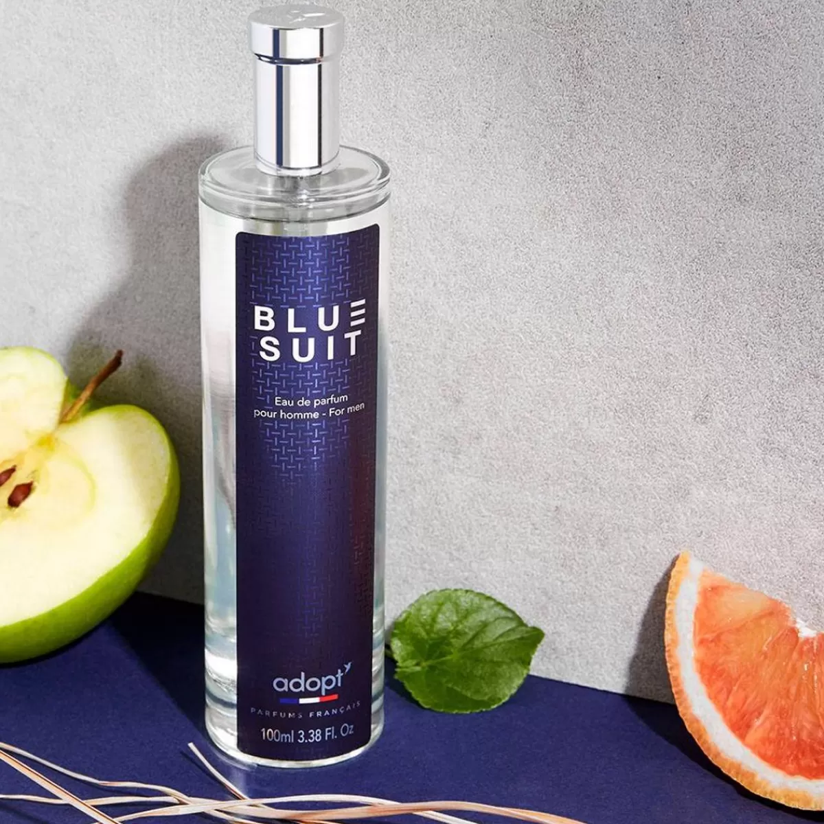Élégance Bleue - Parfum Signature Adopt pour Homme, Fraîcheur Aquatique et Bois Noble