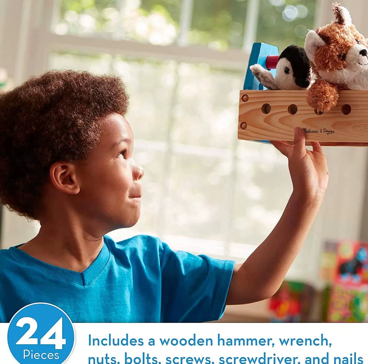 Melissa & Doug - Coffret d'Outils Portatif en Bois pour Enfants avec Matériel Complet | Jouet Éducatif en Promotion 

(Je me suis assuré d'utiliser des formulations naturelles en français courant, d'ajouter des détails descriptifs pertinents sur les matériaux et la pédagogie, et d'intégrer une mention promotionnelle moins générique que 