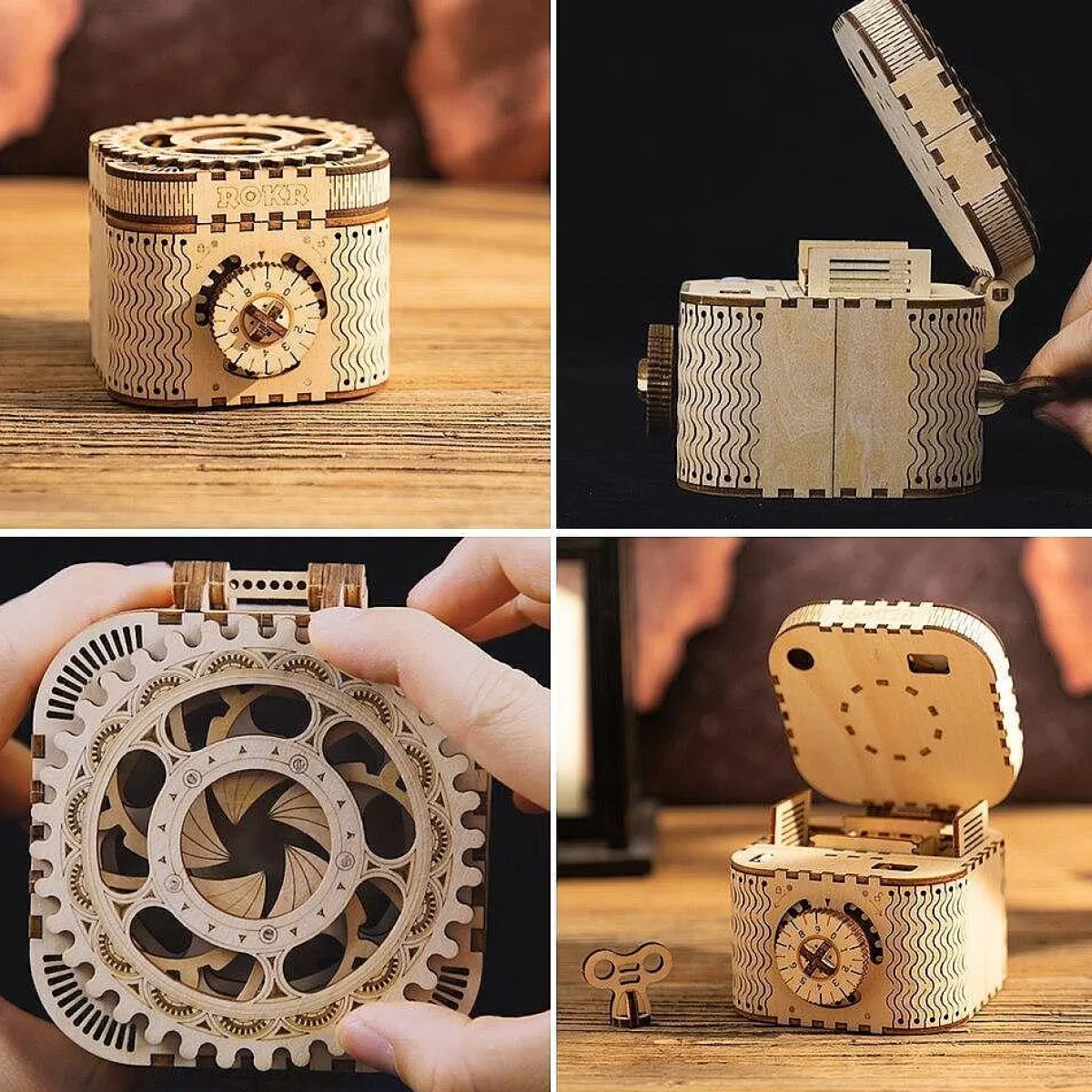 ROBOTIME Kit de Construction Créatif Botet Tr-Sor - Modèle à Assembler Unique avec Promotion Exclusif