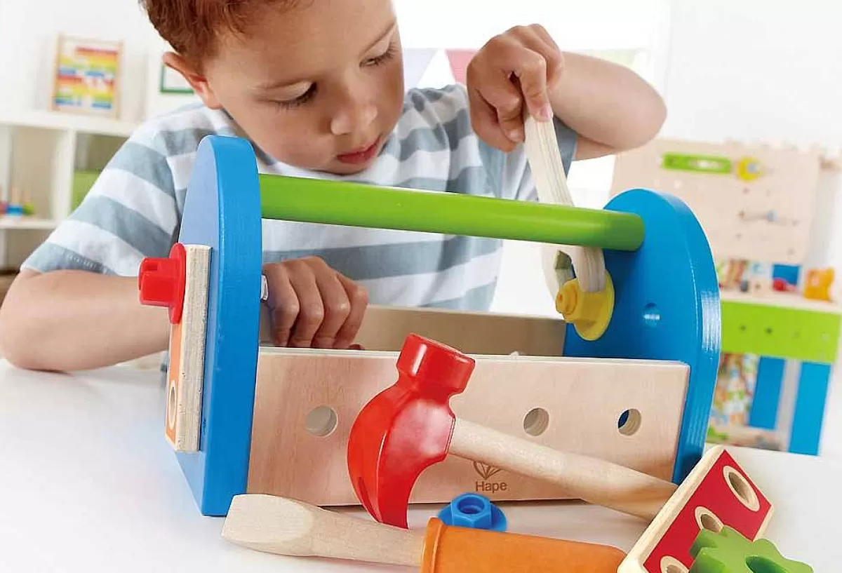 HAPE Coffret d'Éveil - Premier Atelier d'Outils Éducatif pour Enfants | Boutique de Jouets Créatifs et Outils de Découverte
