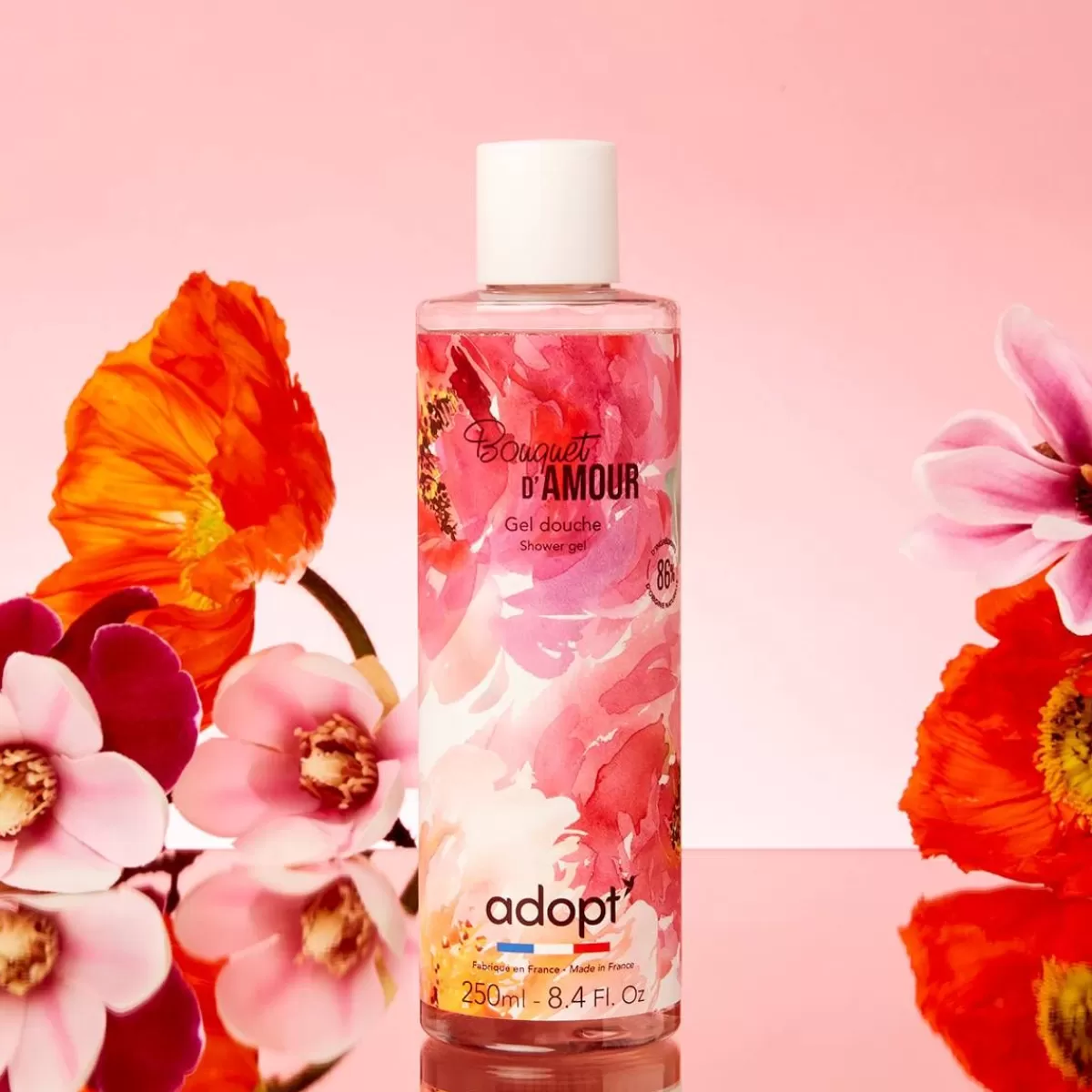 Gel Sensoriel Bouquet d'Amour - Douche Enveloppante aux Essences Aphrodisiaques