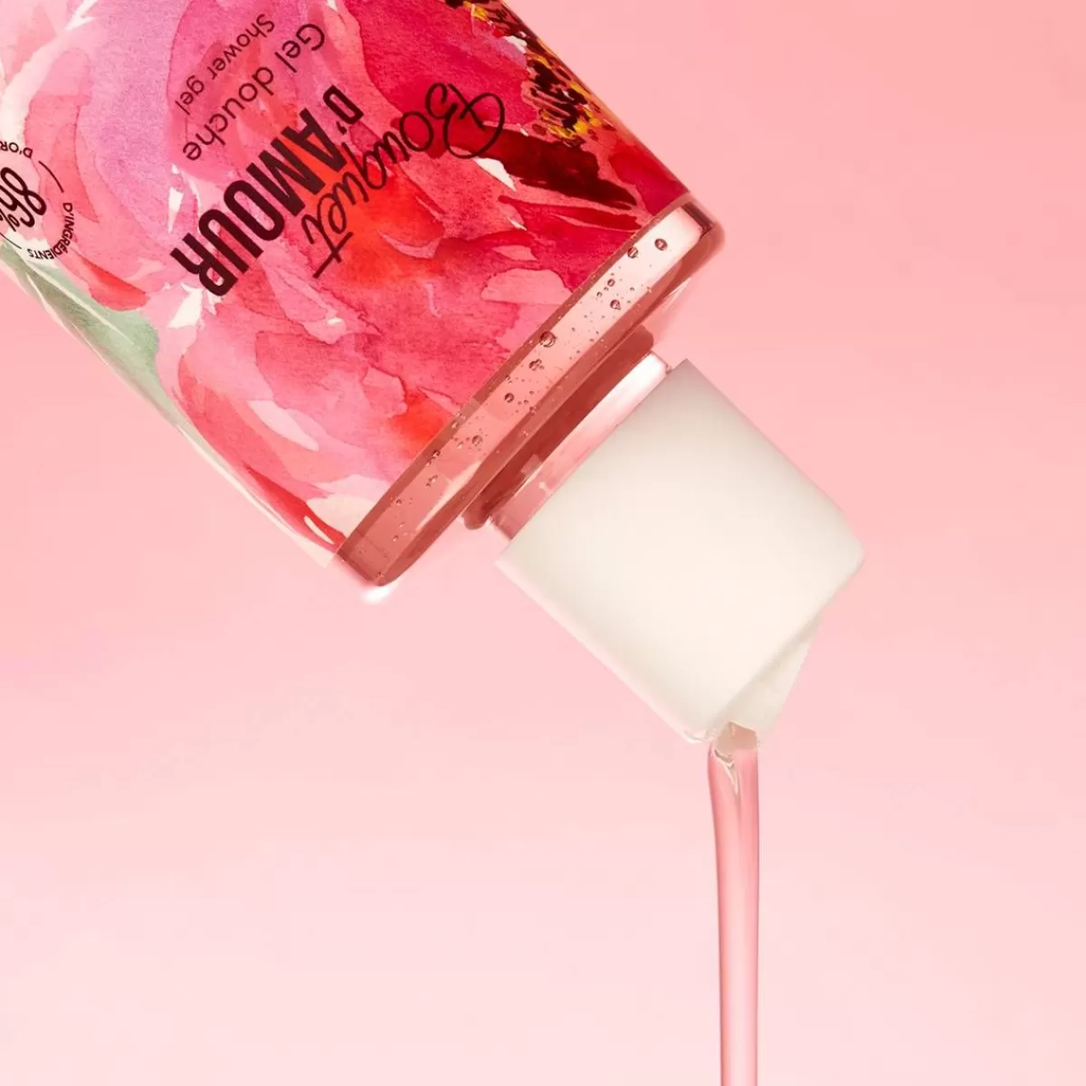 Gel Sensoriel Bouquet d'Amour - Douche Enveloppante aux Essences Aphrodisiaques