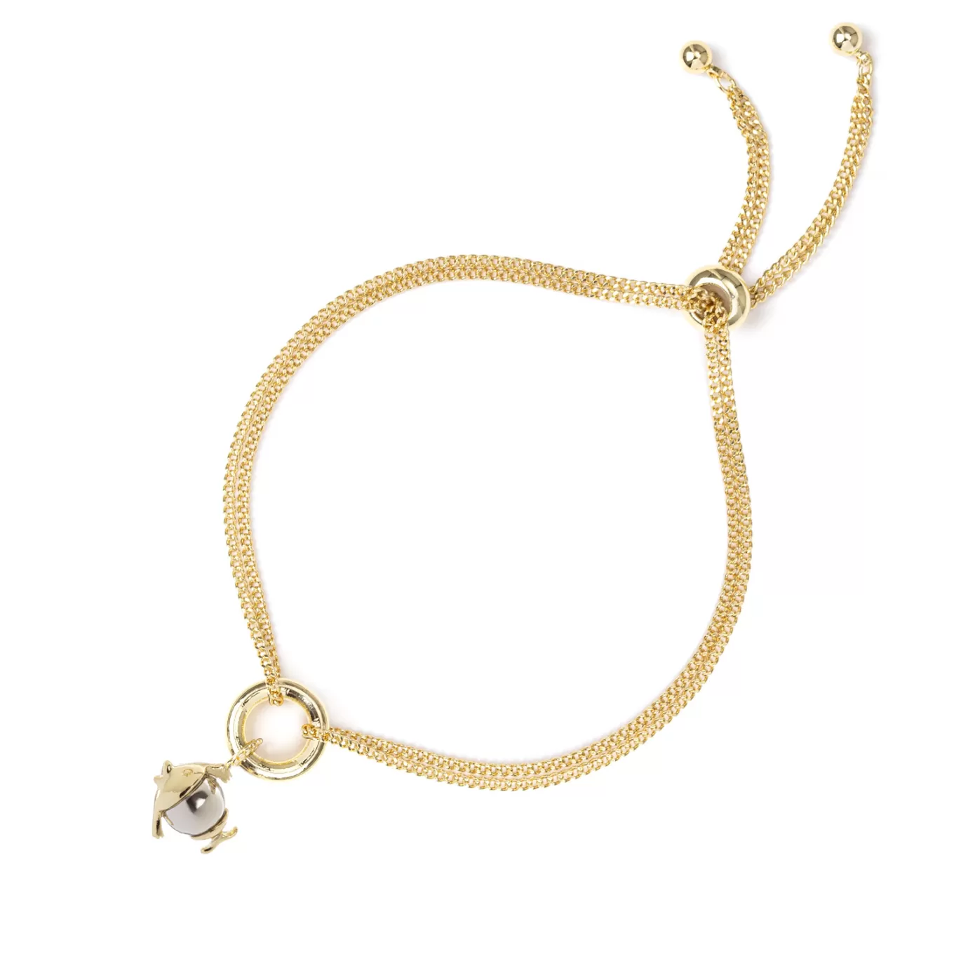 Bracelet ajustable Sodini avec charm poisson stylisé - Design tropical Barbados