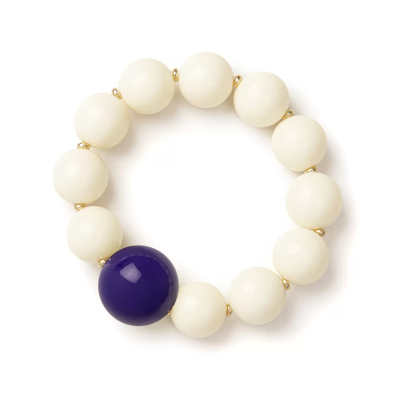Bracelet Élastique Sodini à Perles Fleuries - Style Bohème Ajustable pour un Look Naturel et Léger