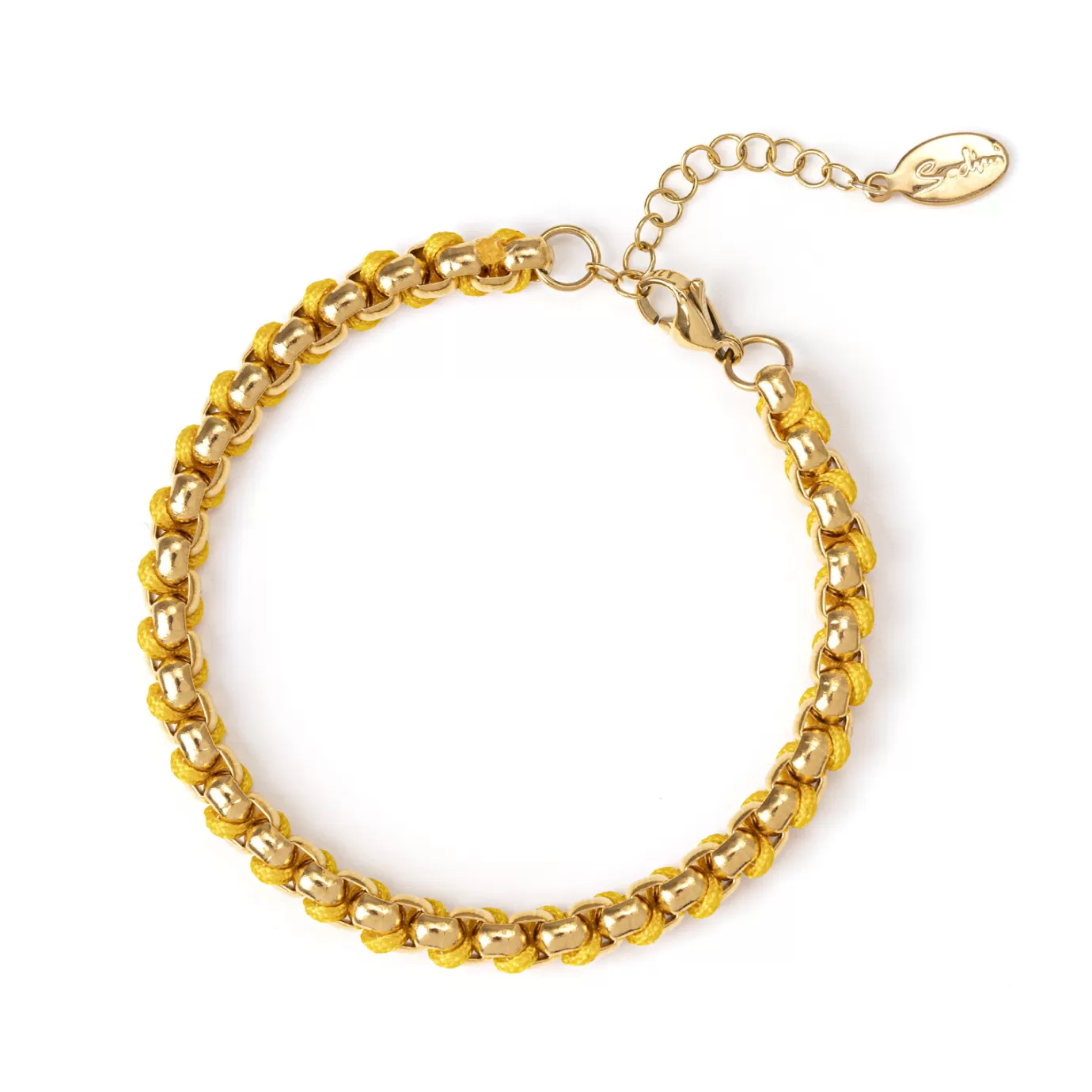 Bracelet ajustable Sodini en alliage doré - Fusion d'élégance intemporelle